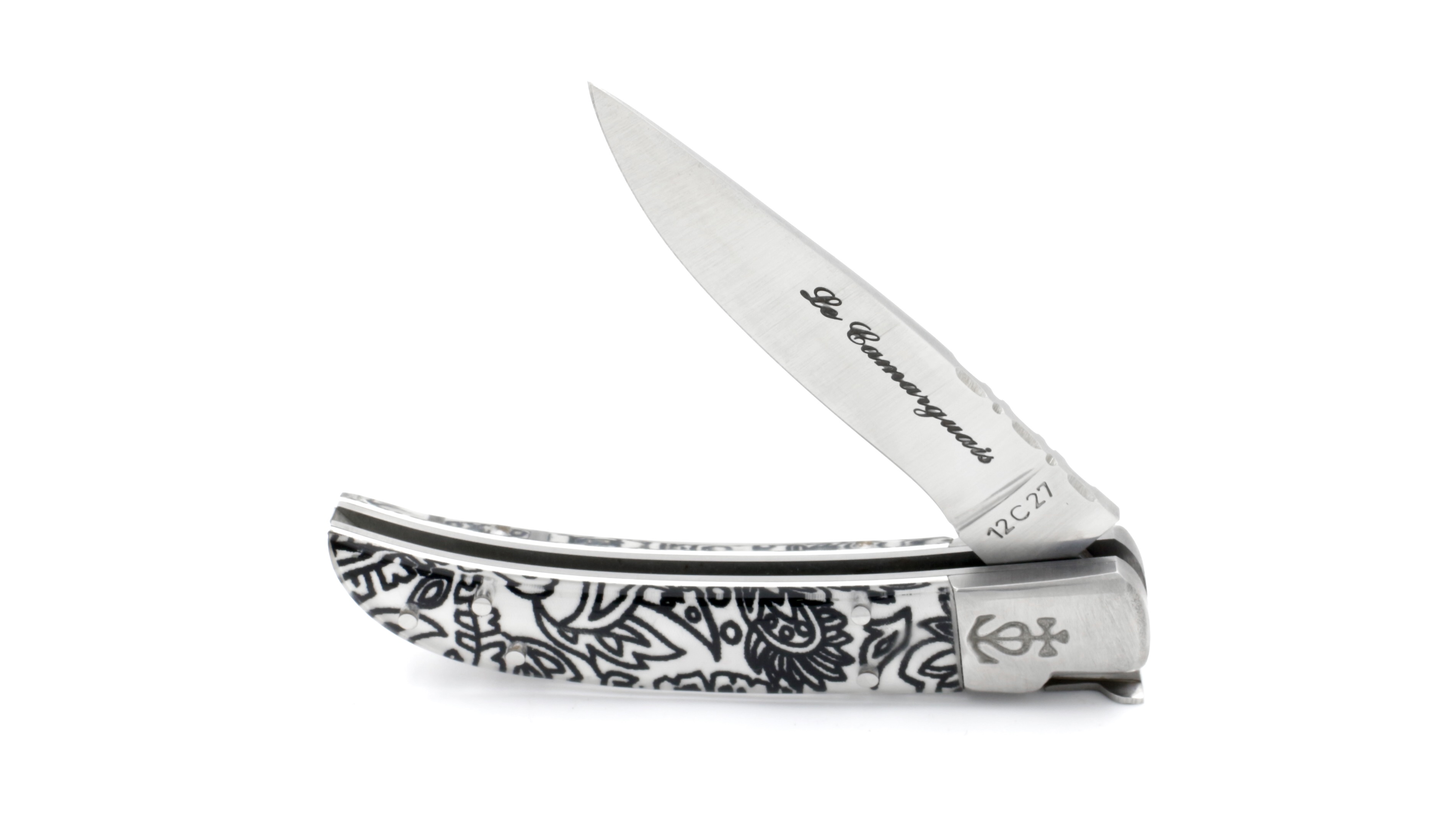 Le Camarguais knife Tissue Provencal 10 cm