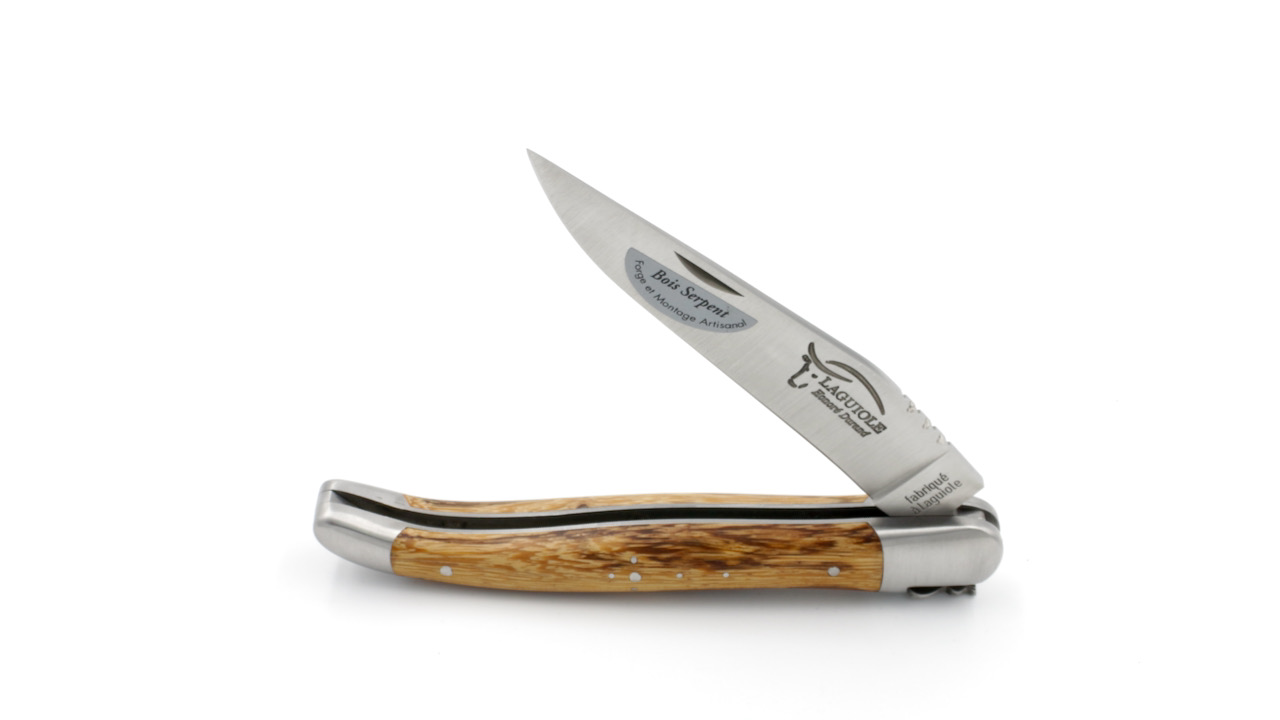 IMG_4503 Honoré Durand Laguiole Prestige Serpent wood 12 cm