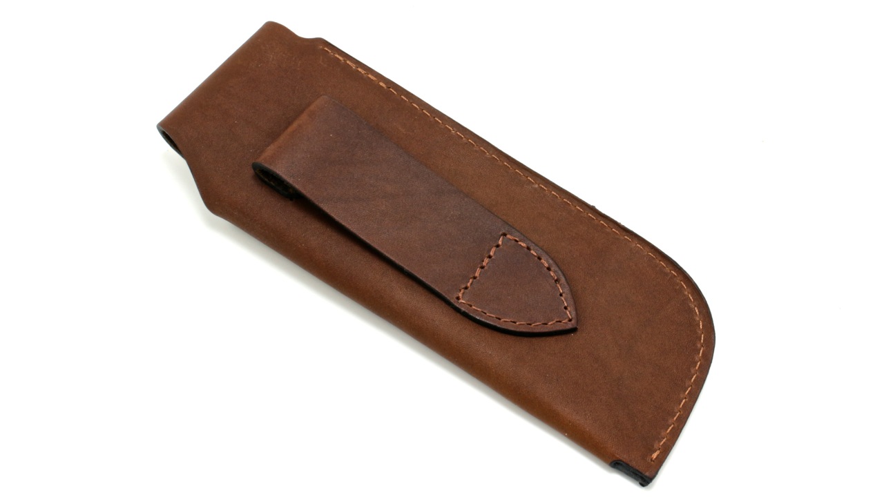 EOK-Etui-braun-2 Claude Dozorme Gürteletui EOK Mister Blade Leder braun