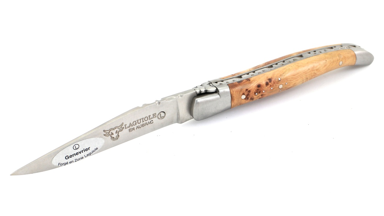 10-cm-Wacholder-5 Laguiole en Aubrac Laguiole Messer 10 cm Wacholder