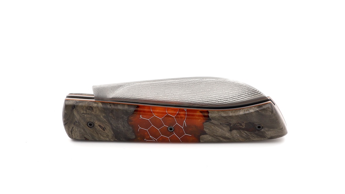 Marie Taillardat Le 1925 Ahorn Nid d'Abeille Suminagashi VG10 Damast