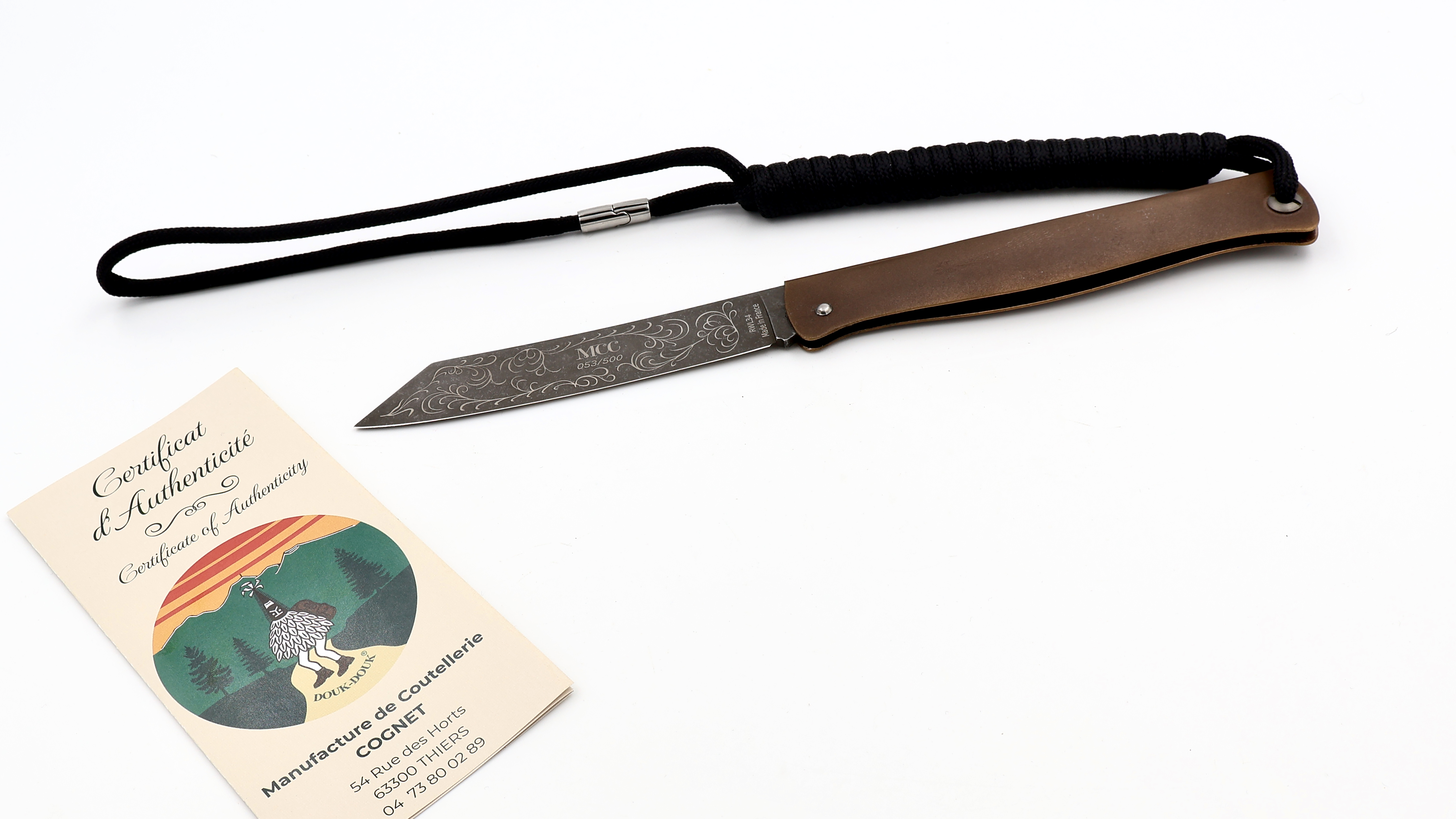 Cognet DOUK-DOUK Messer Sondermodell GIANT ESCAPADE limitierte Serie