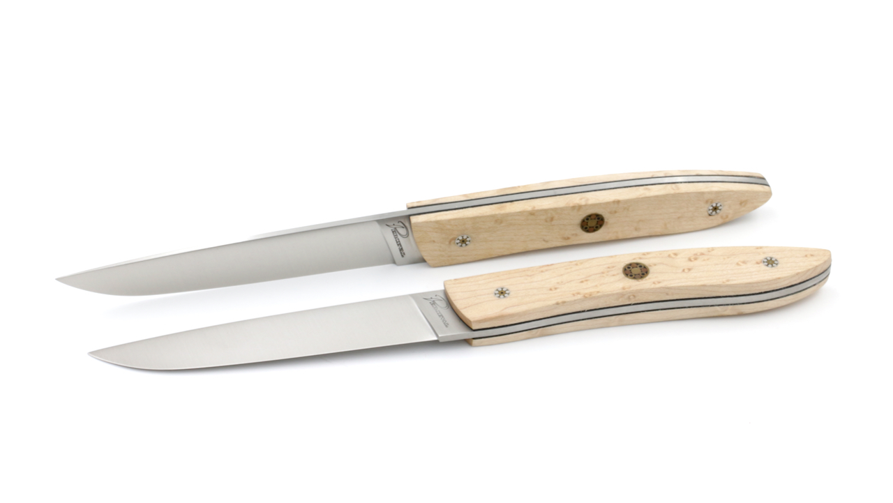 PERCEVAL Adret Steak knives Set of 2 maple