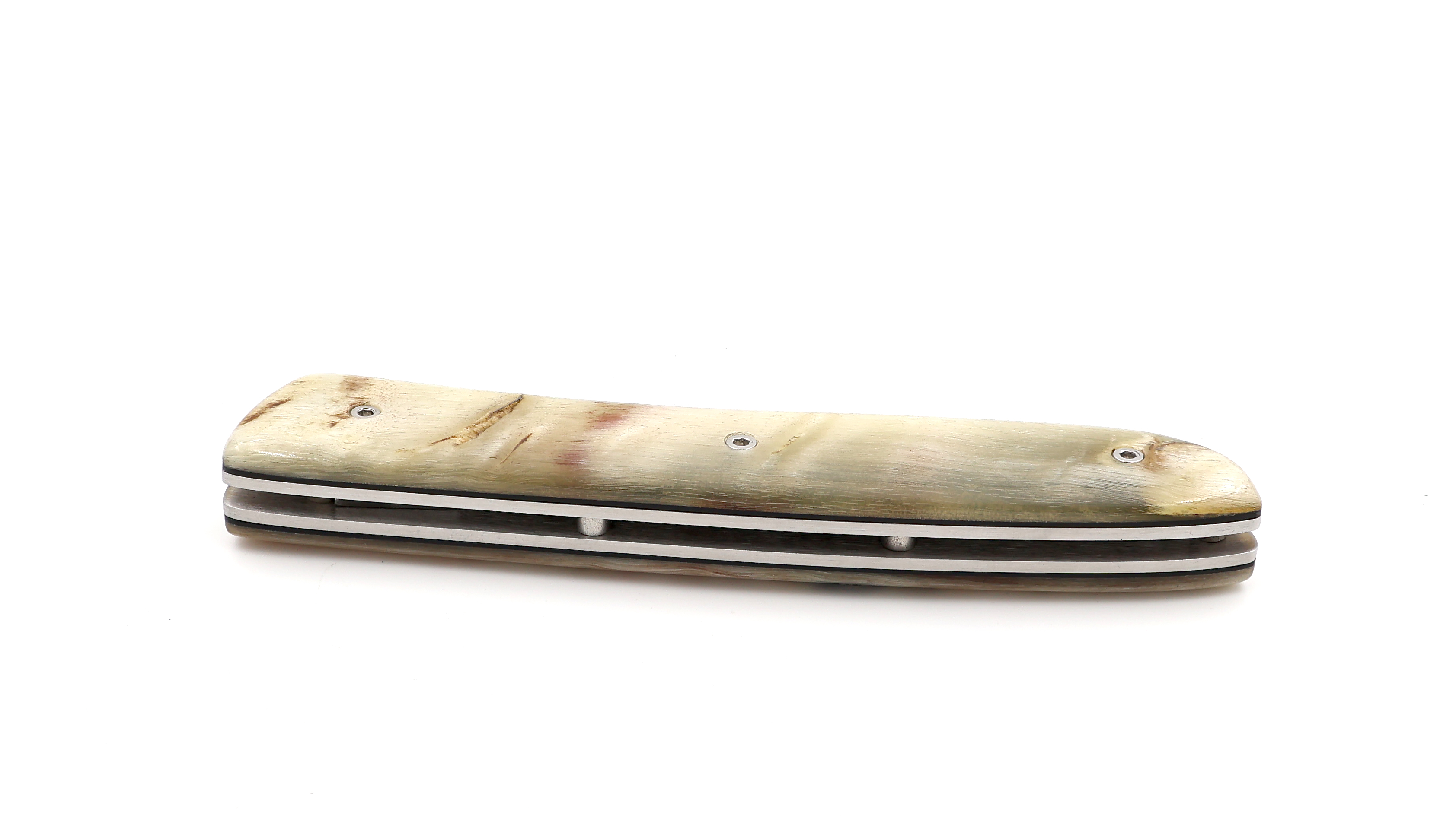 PERCEVAL L08 damascus Ram horn light