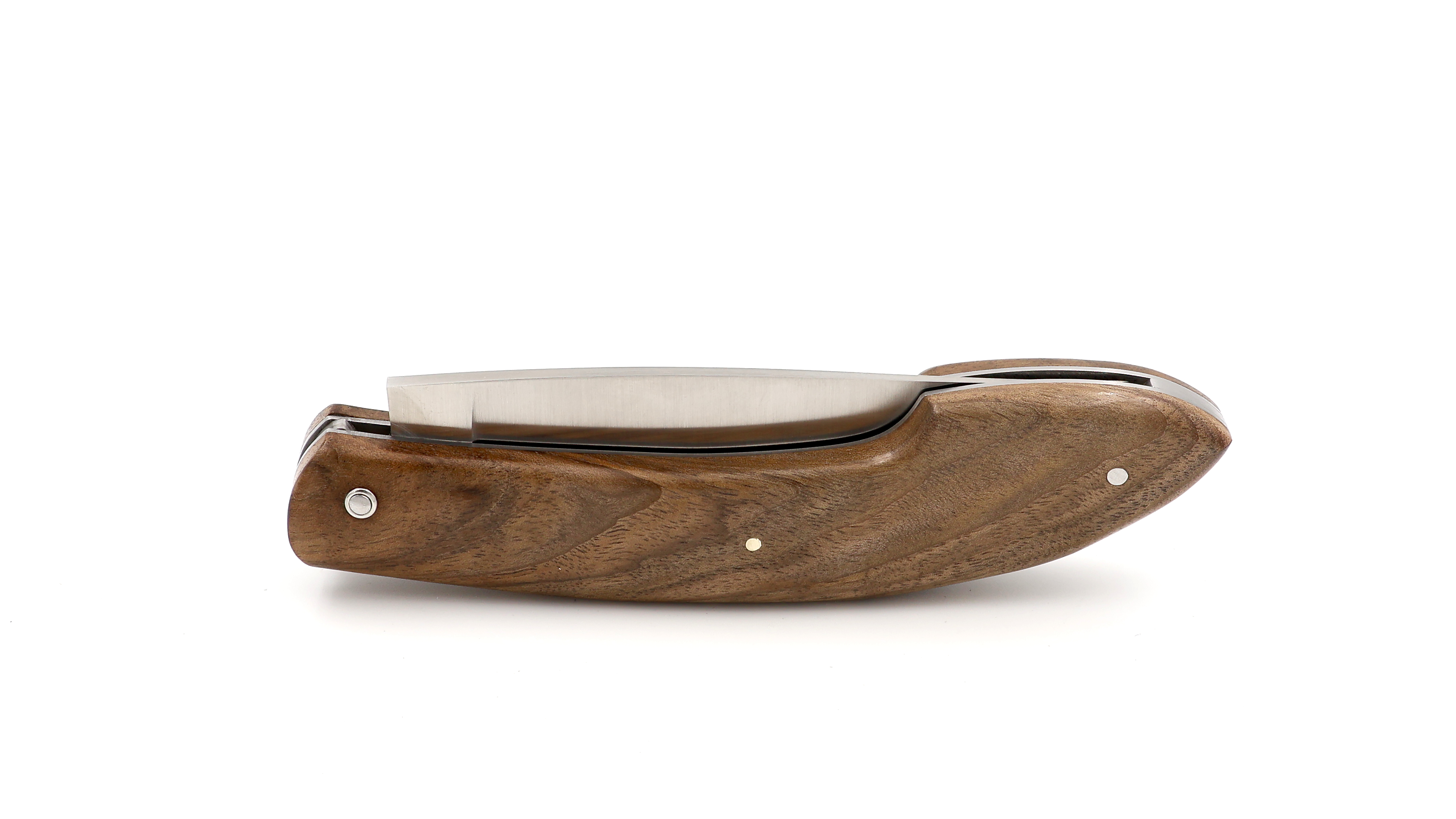 Laguiole en Aubrac Capucin Nussbaum 13 cm inklusive Gürtel Etui