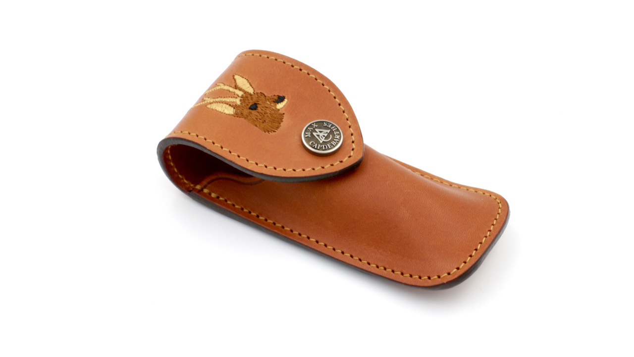 RD-Hirsch-PM-M-2 MAX CAPDEBARTHES  Gürteletui RANDONNEUR ECUSSON - Hirsch schwarz oder braun