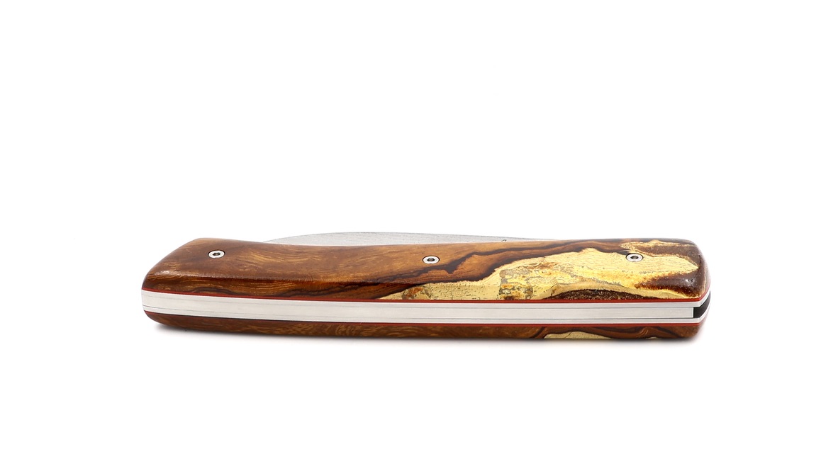 Marie Taillardat Le 1925 Wüsteneisen Wurzelholz Suminagashi VG10 Damast  