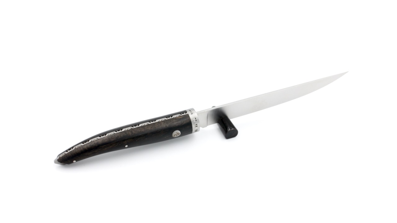FGO20EBI-HZB1-1 Laguiole en Aubrac  Filetiermesser Gourmet Ebenholz 20 cm