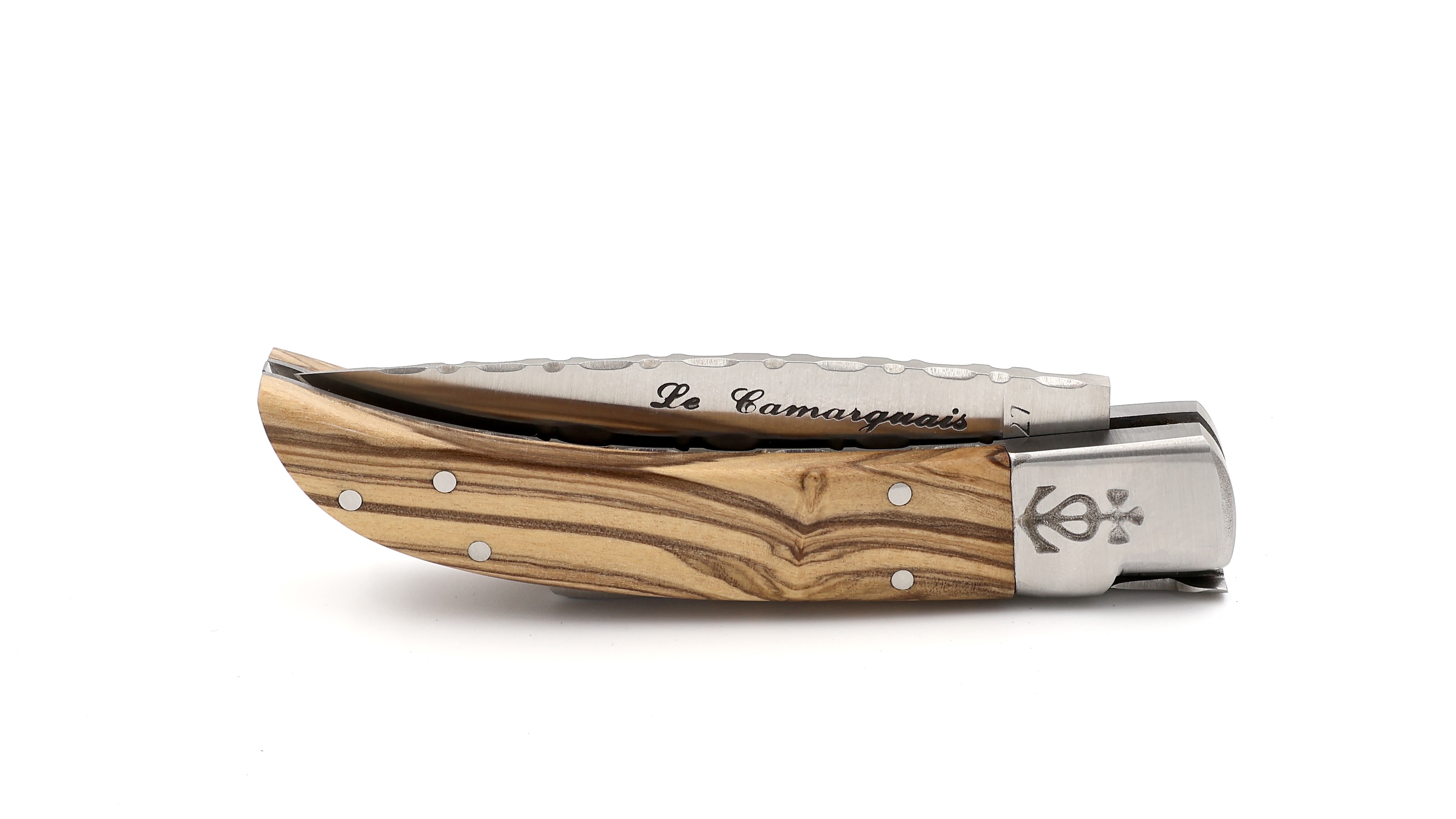 Le Camarguais Olive guillochiert 10 cm