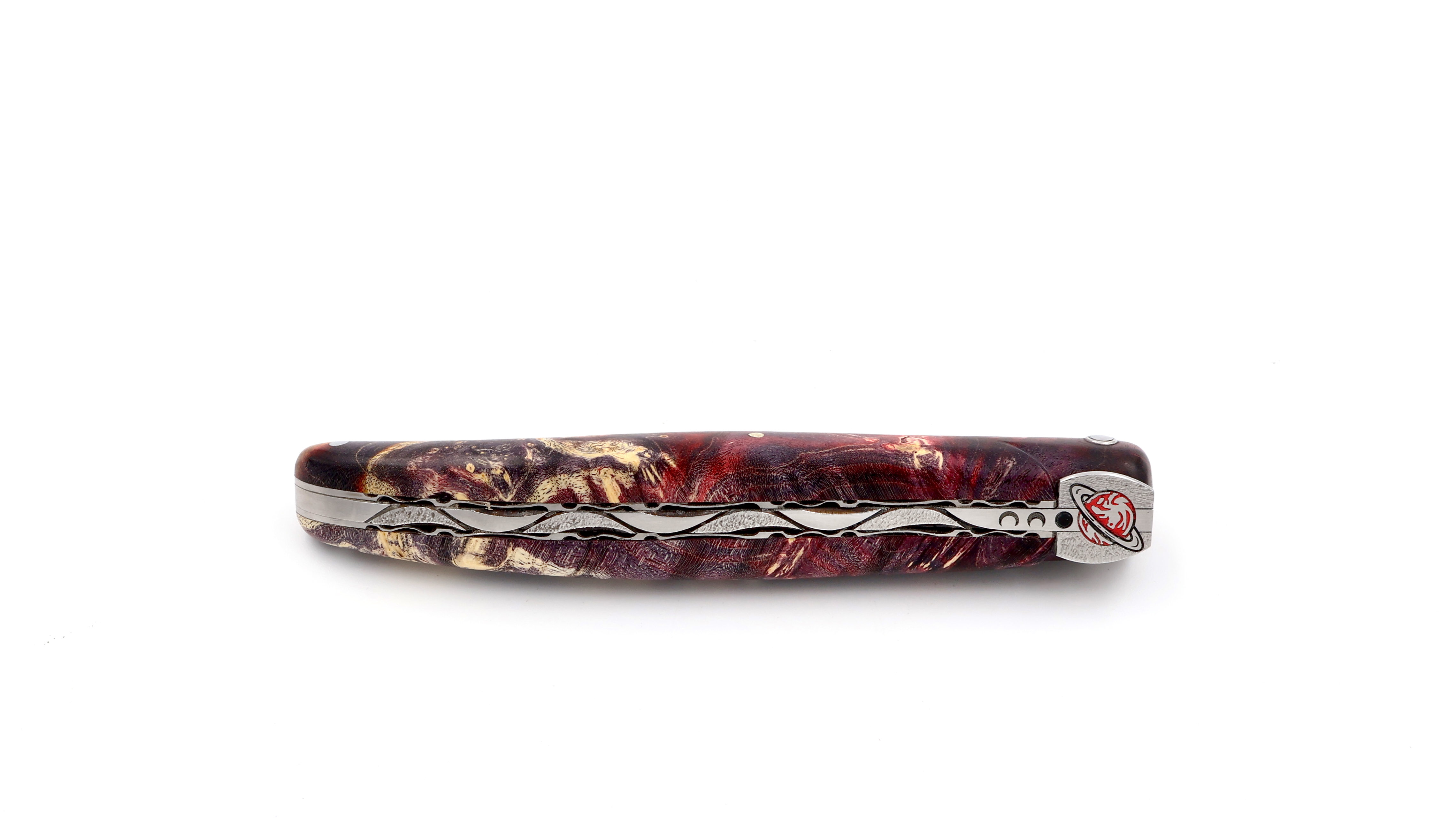 Laguiole en Aubrac Biene SATURN Holunder Wurzelholz 12 cm     