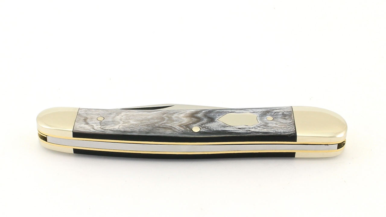 09802031-6 Hartkopf Taschenmesser Bunthorn mit Kapselheber