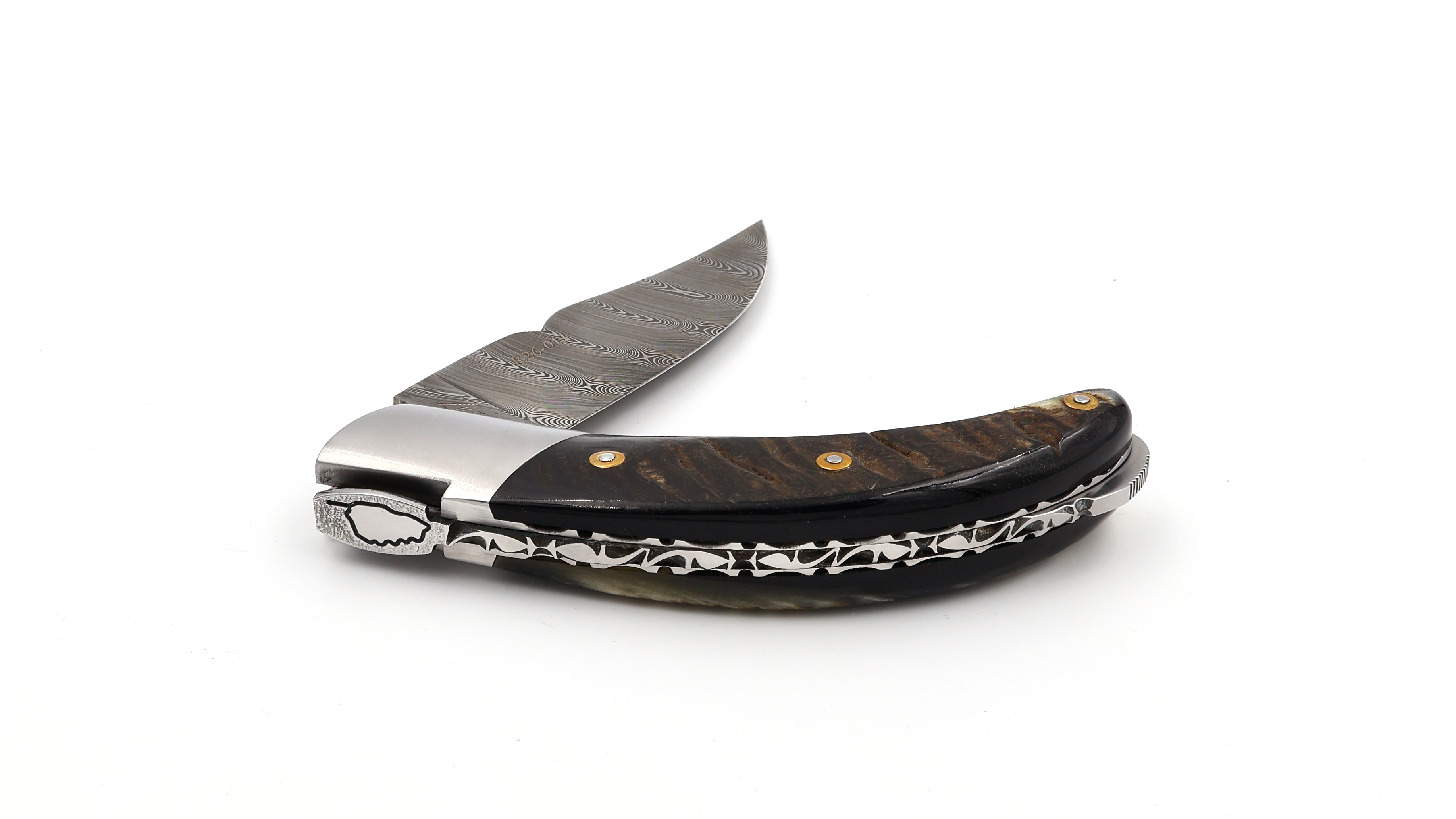 Fontenille Pataud RONDINARA guillochiert Widderhorn Twisted-Damast
