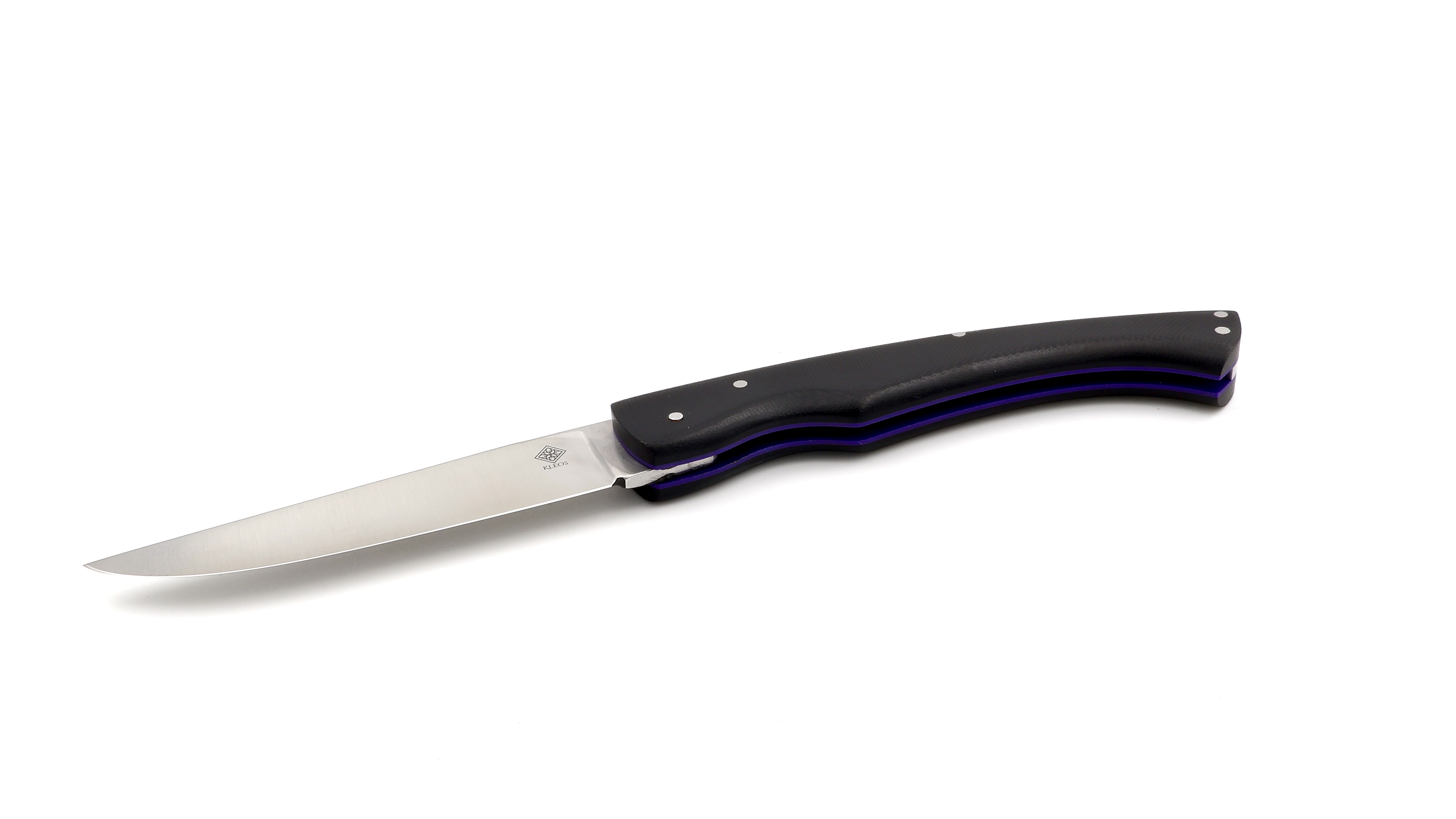 KLEOS Taschenmesser LYKOS Karbonfiber Liner violettblau