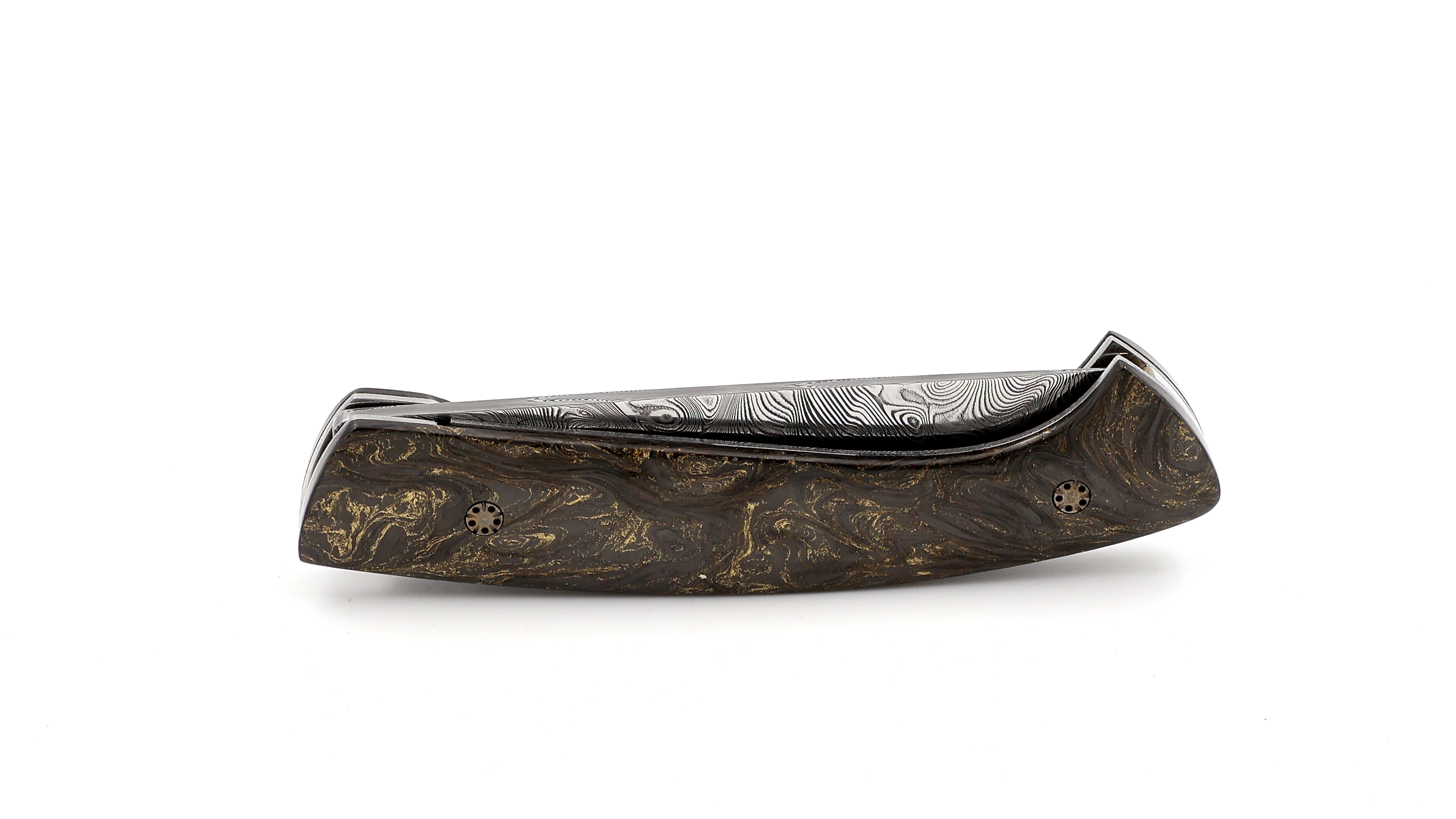 Manu LAPLACE 1515 PETIT Carbon Damast & Damastklinge