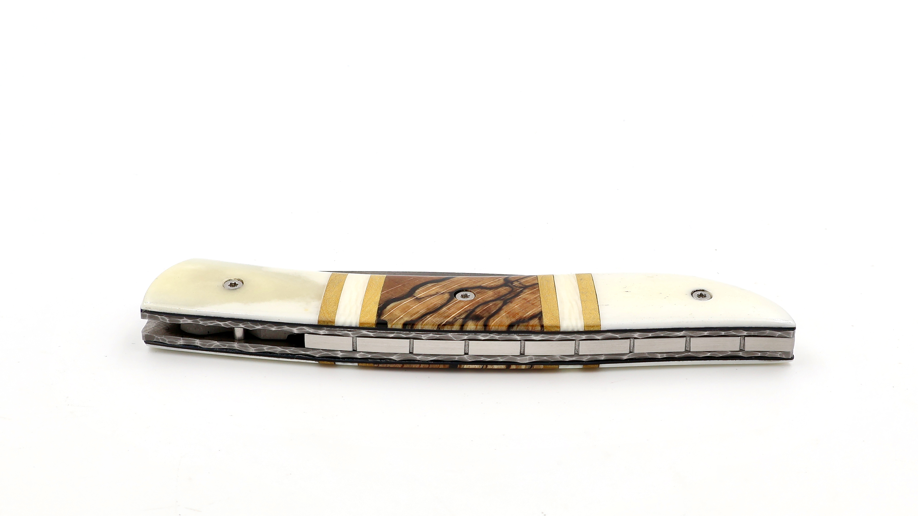 Atelier NÉVÉ Tim Bernard Nordique stonewashed blade, hammered plates