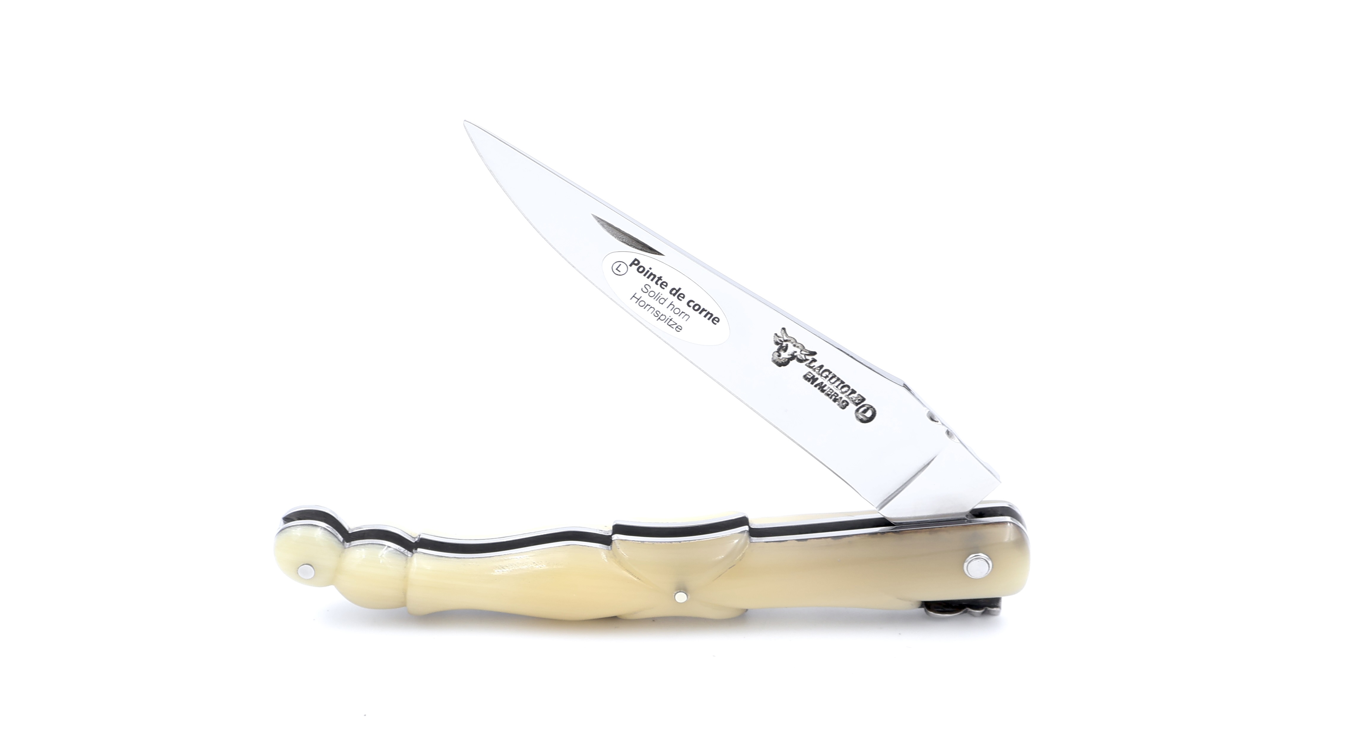 Laguiole en Aubrac Taubenflügel Hornspitze 12 cm