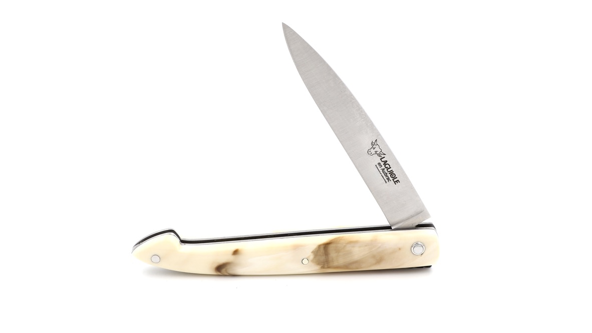Laguiole en Aubrac CAPUCIN unique piece warthog ivory 10 cm