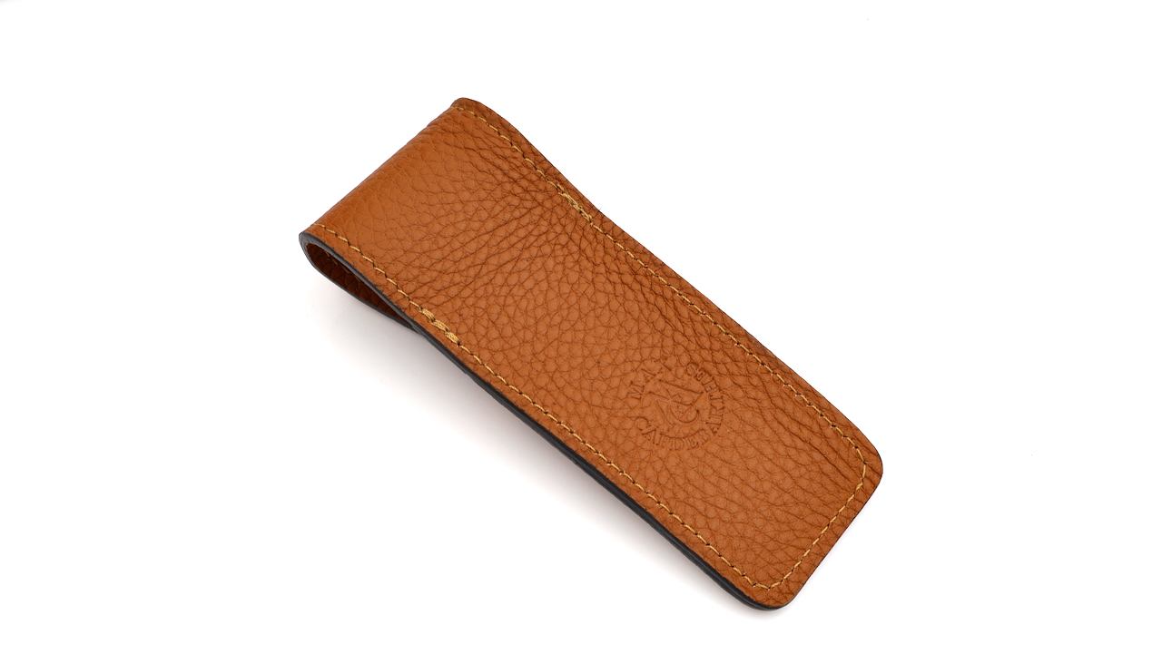 MAX CAPDEBARTHES  Taschenetui LUXE cognac 12 cm