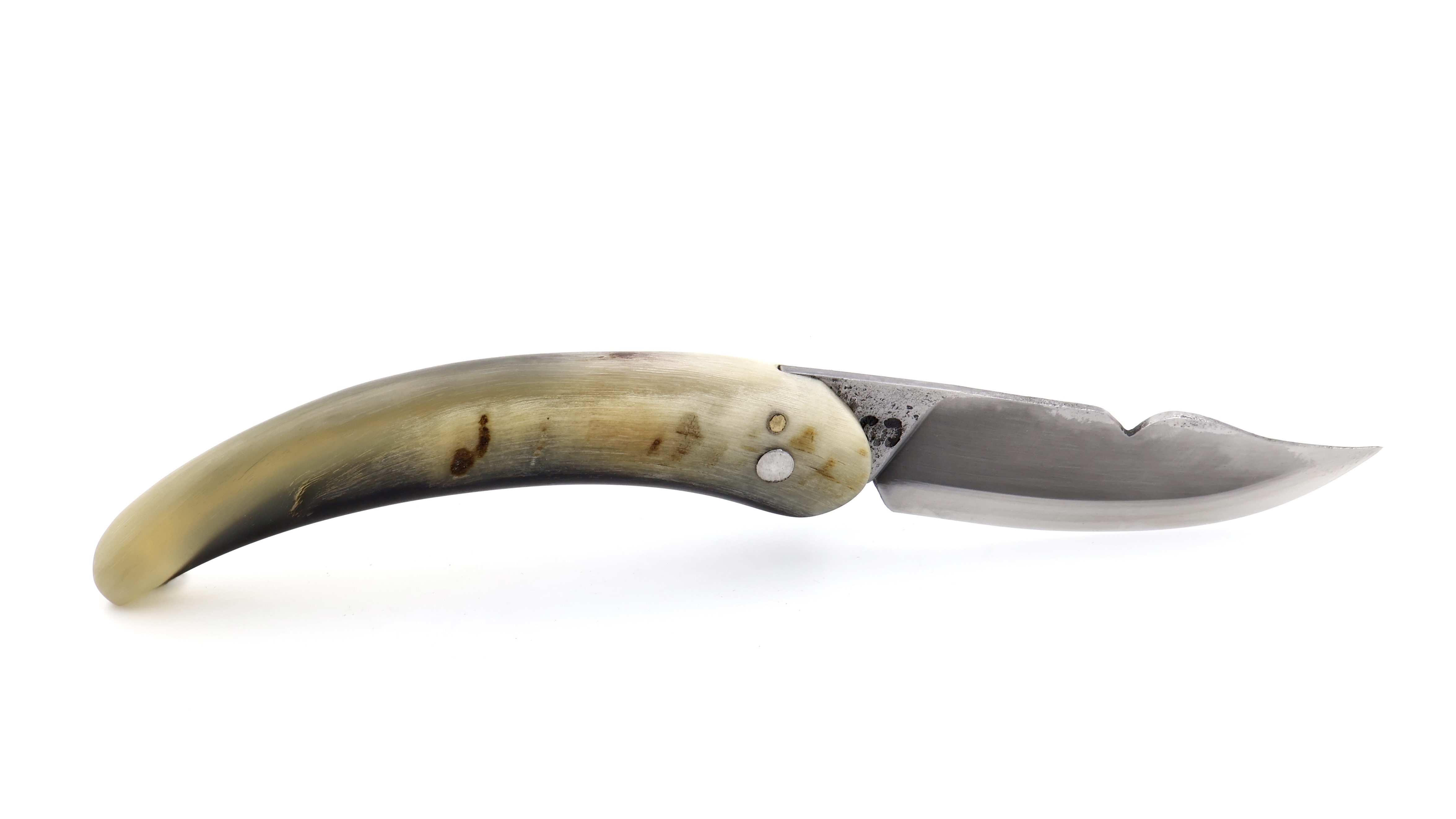 Coutellerie du Lotus Cornicciolu Widderhorn matt korsisches Hirtenmesser 12,5 cm   Coutellerie du Lotus Cornicciolu Widderhorn matt korsisches Hirtenmesser 12,5 cm