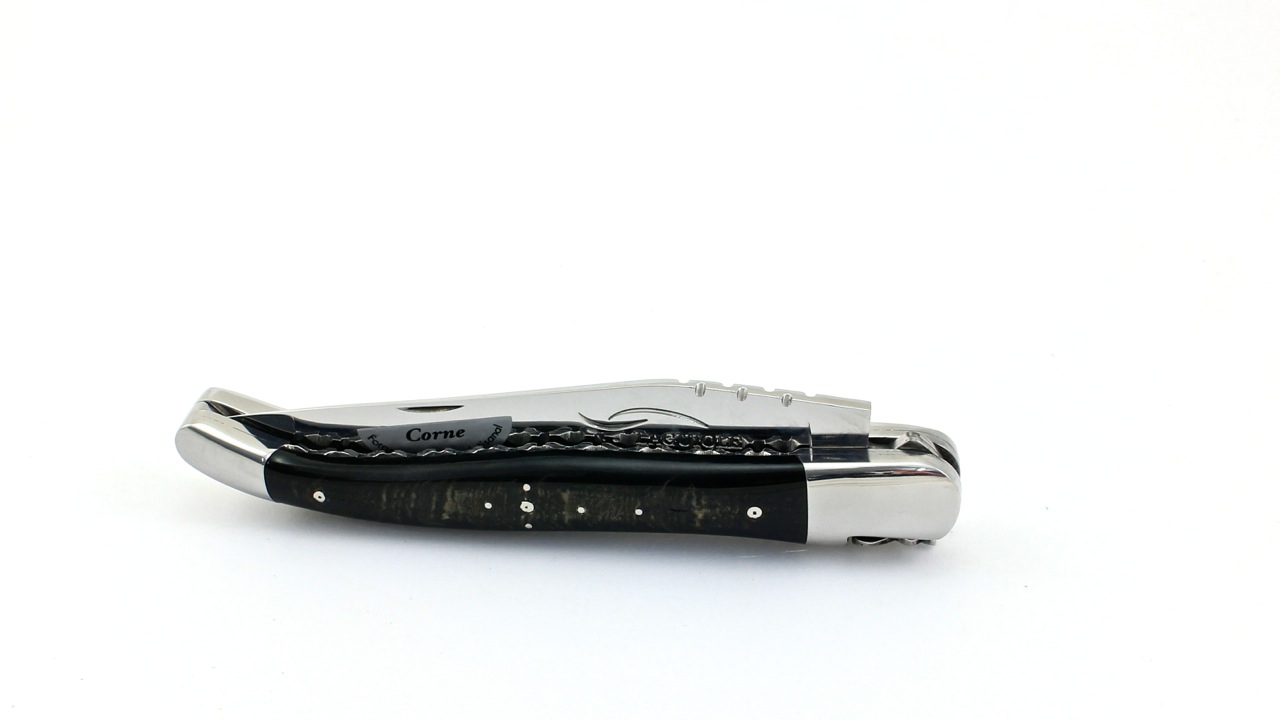 IMG_4656 Honoré Durand Laguiole Doppelplatine Büffelkruste 12 cm