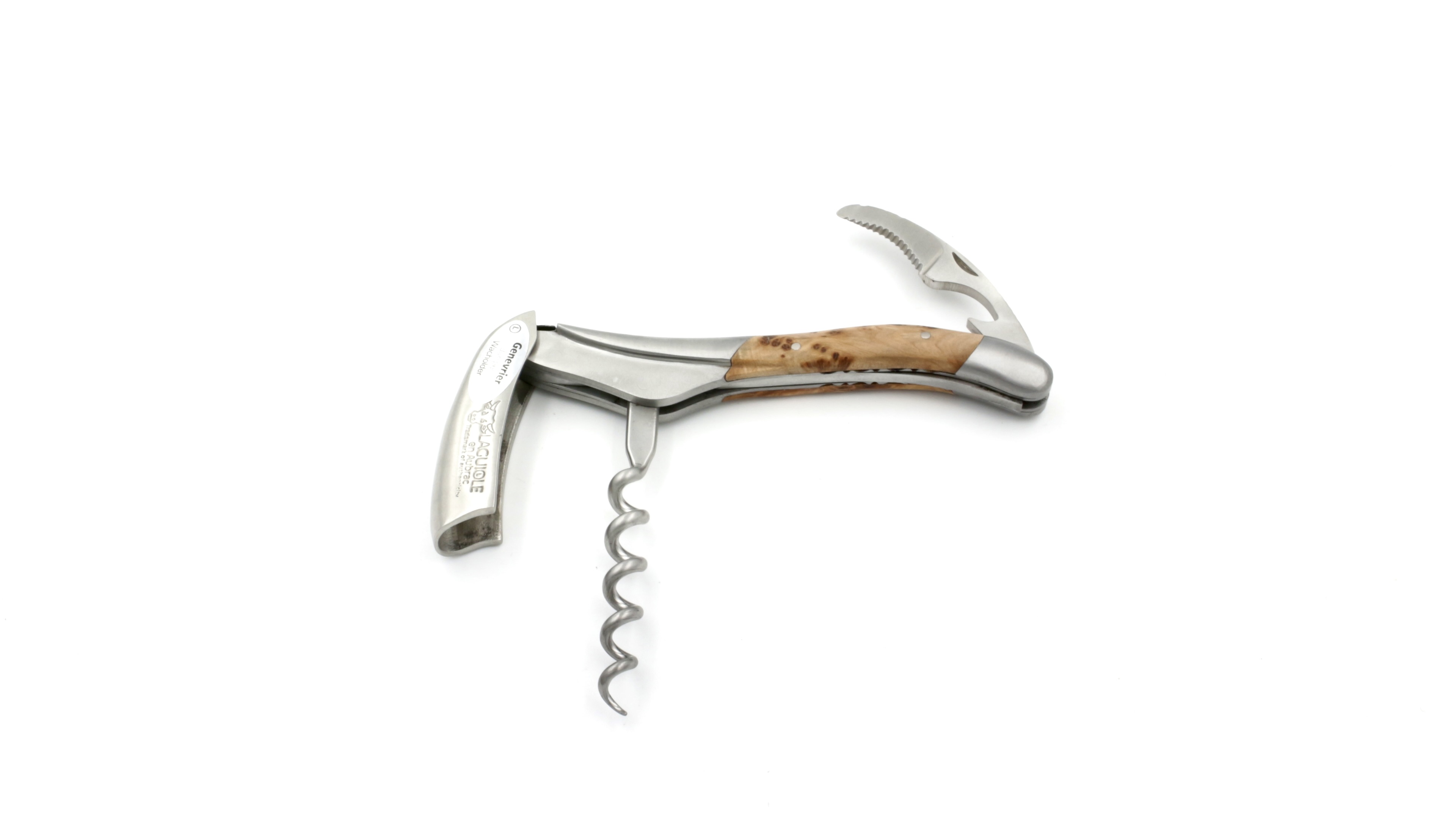 A416A555-430D-44D6-BC9E-C256F2E63FA9_1_201_a Laguiole en Aubrac Laguiole Sommelier knife juniper with guillochage, special bee