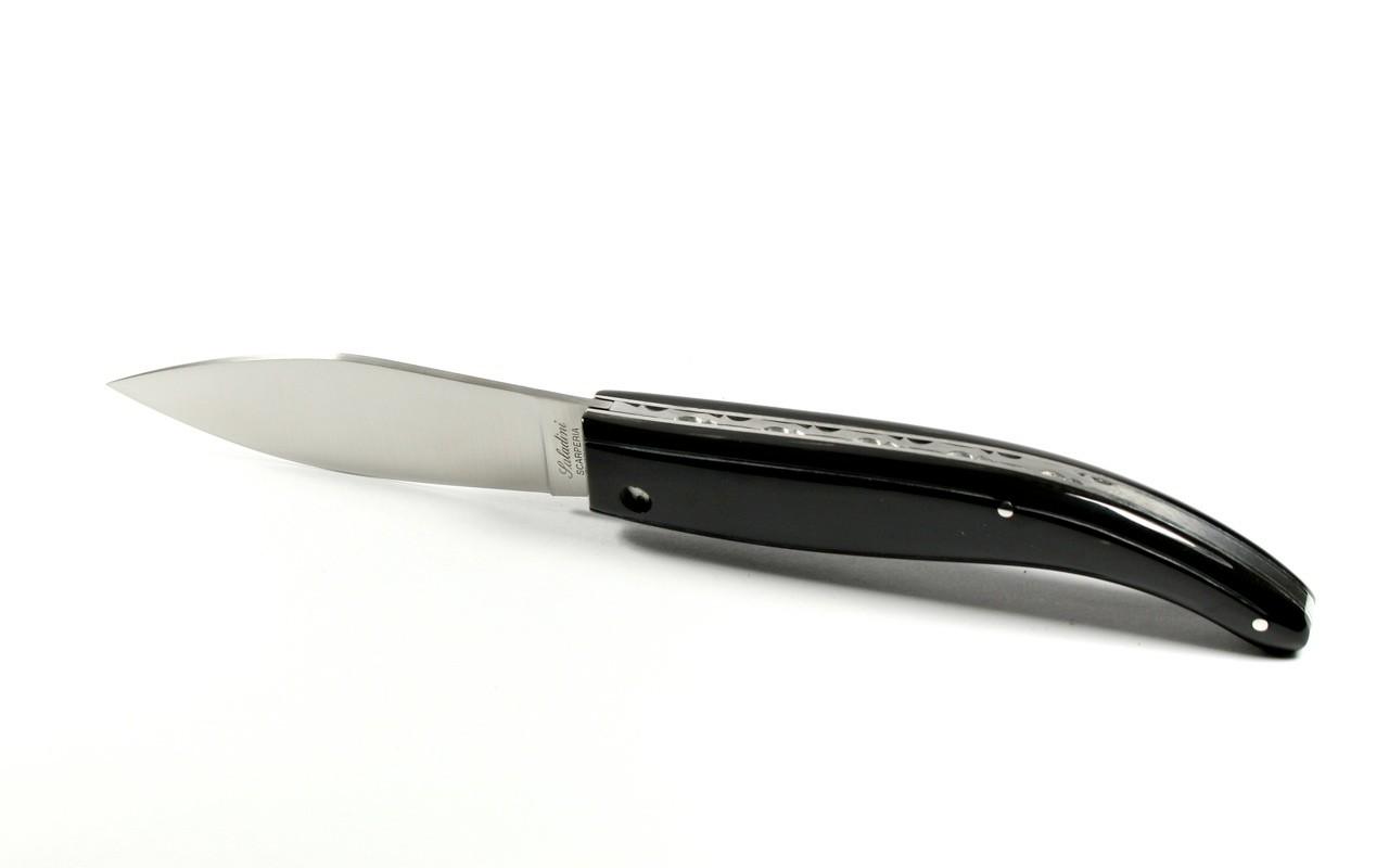  Saladini knife NAREMMANO A FOGLIA buffalohorn