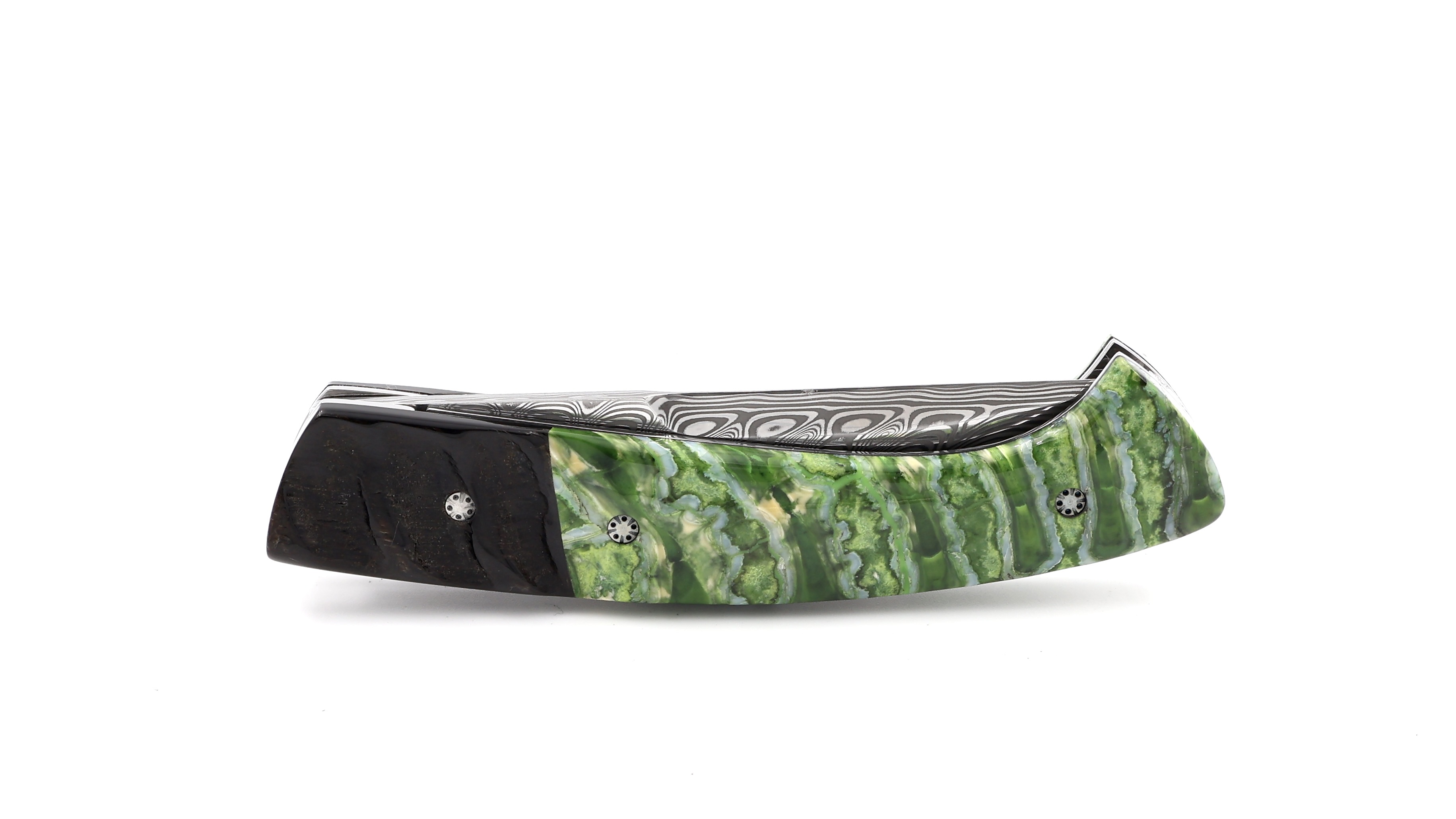 MANU LAPLACE 1515 Custom IMPALA Mammutbackenzahn Damastklinge