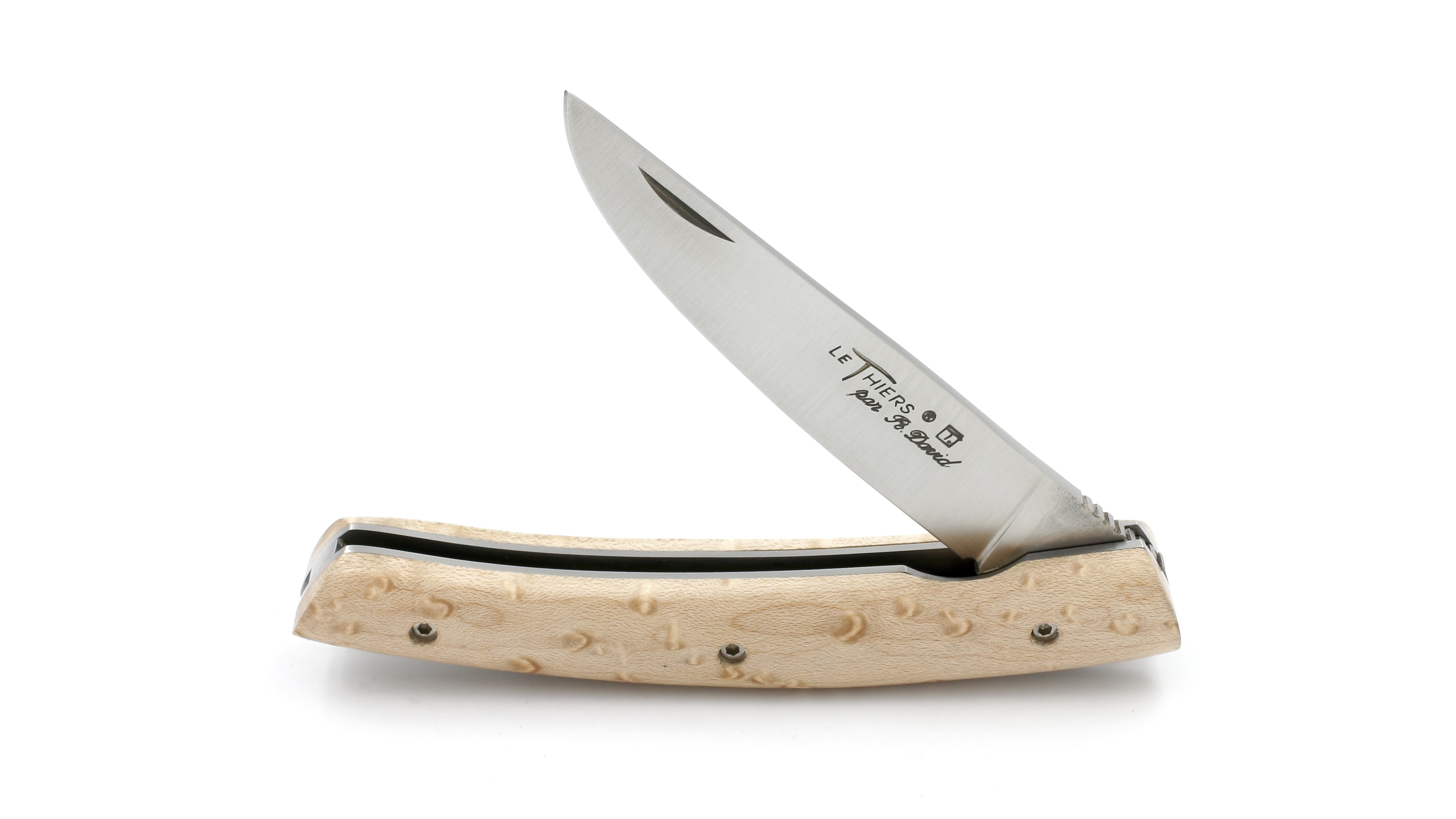 E6333CE9-9BD1-4C1A-978F-11D19A09C2AA_1_201_a Robert DAVID Thiers Messer Linerlock Ahorn 12 cm
