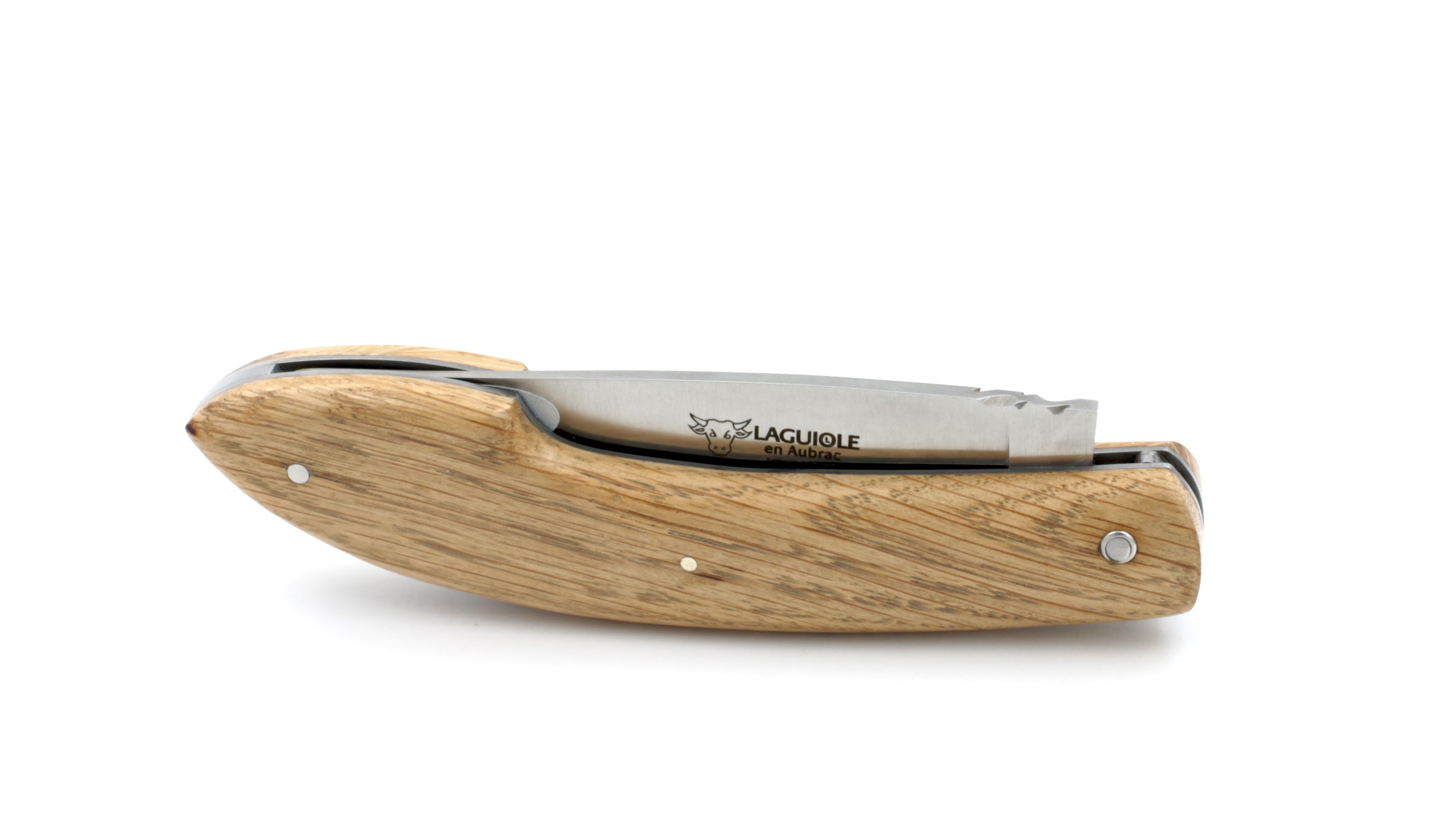 Laguiole en Aubrac Capucin Eiche 13 cm inklusive Gürtel Etui  Laguiole en Aubrac Capucin Eiche 13 cm inklusive Gürtel Etui