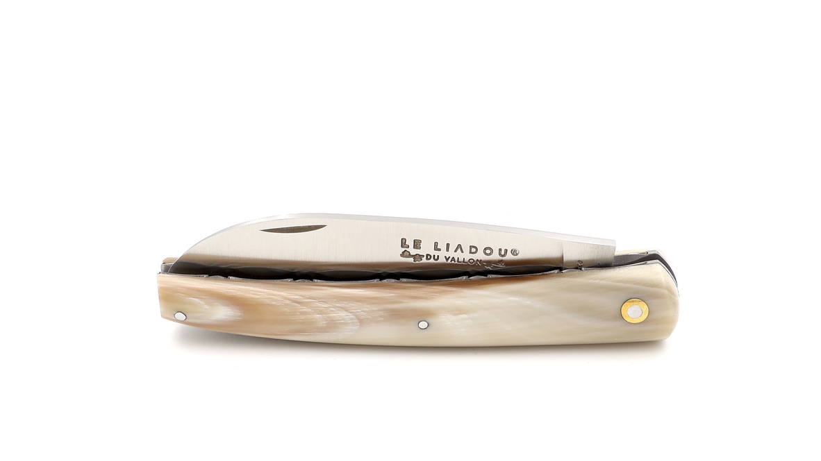 Liadou du Vallon® Winzermesser Hornspitze guillochiert 12 cm