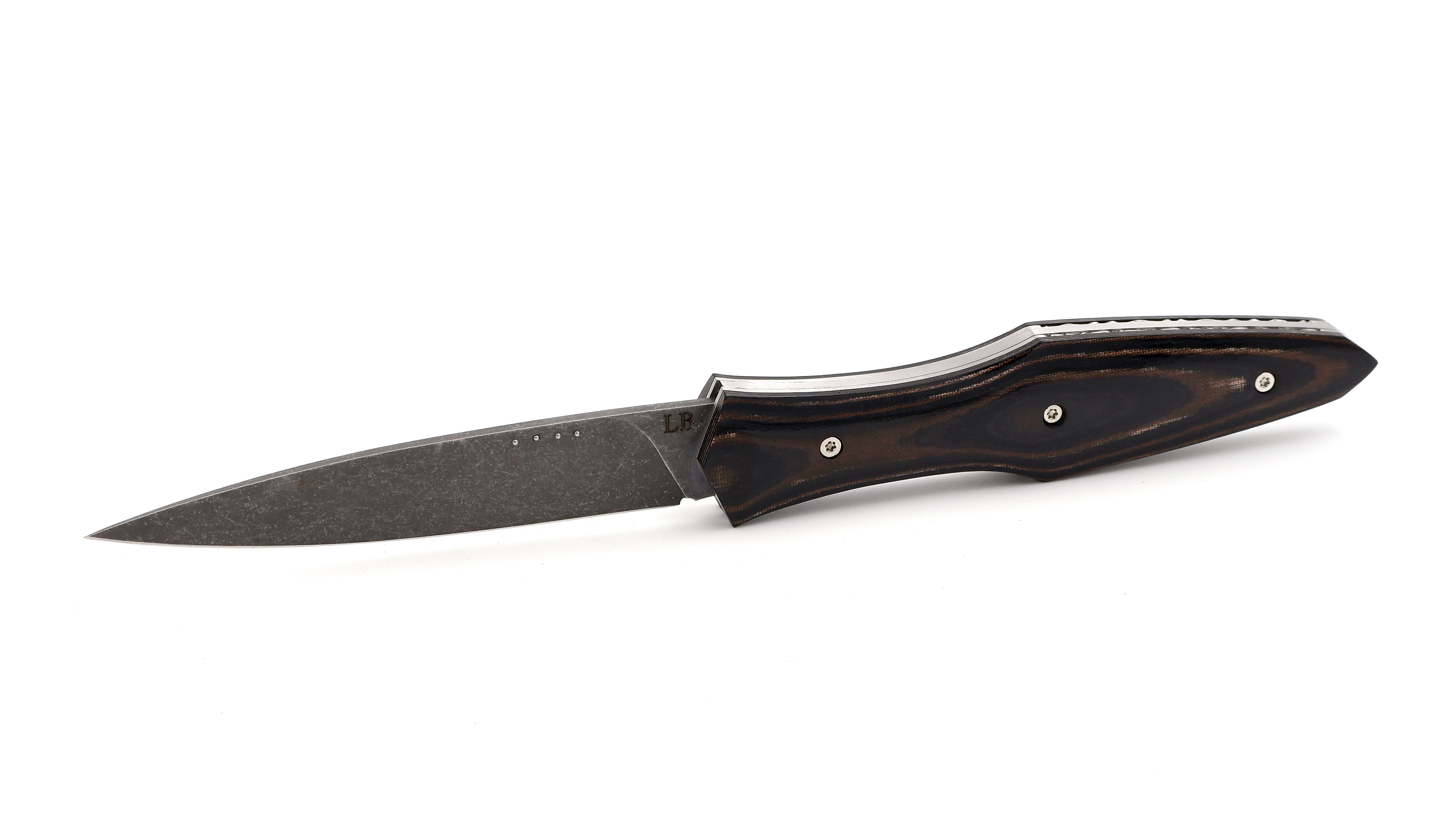 LARAUD Blades MagnaPinna Micarta stonewashed Klinge