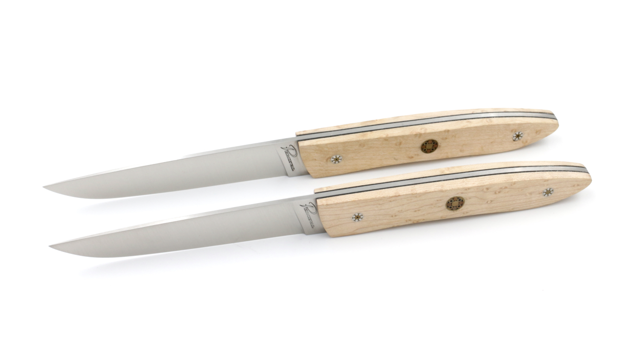 PERCEVAL Adret Steak knives Set of 2 maple