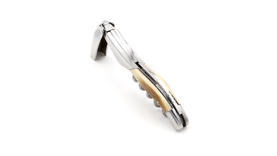 Laguiole en Aubrac Sommeliermesser Mammutelfenbein Kruste