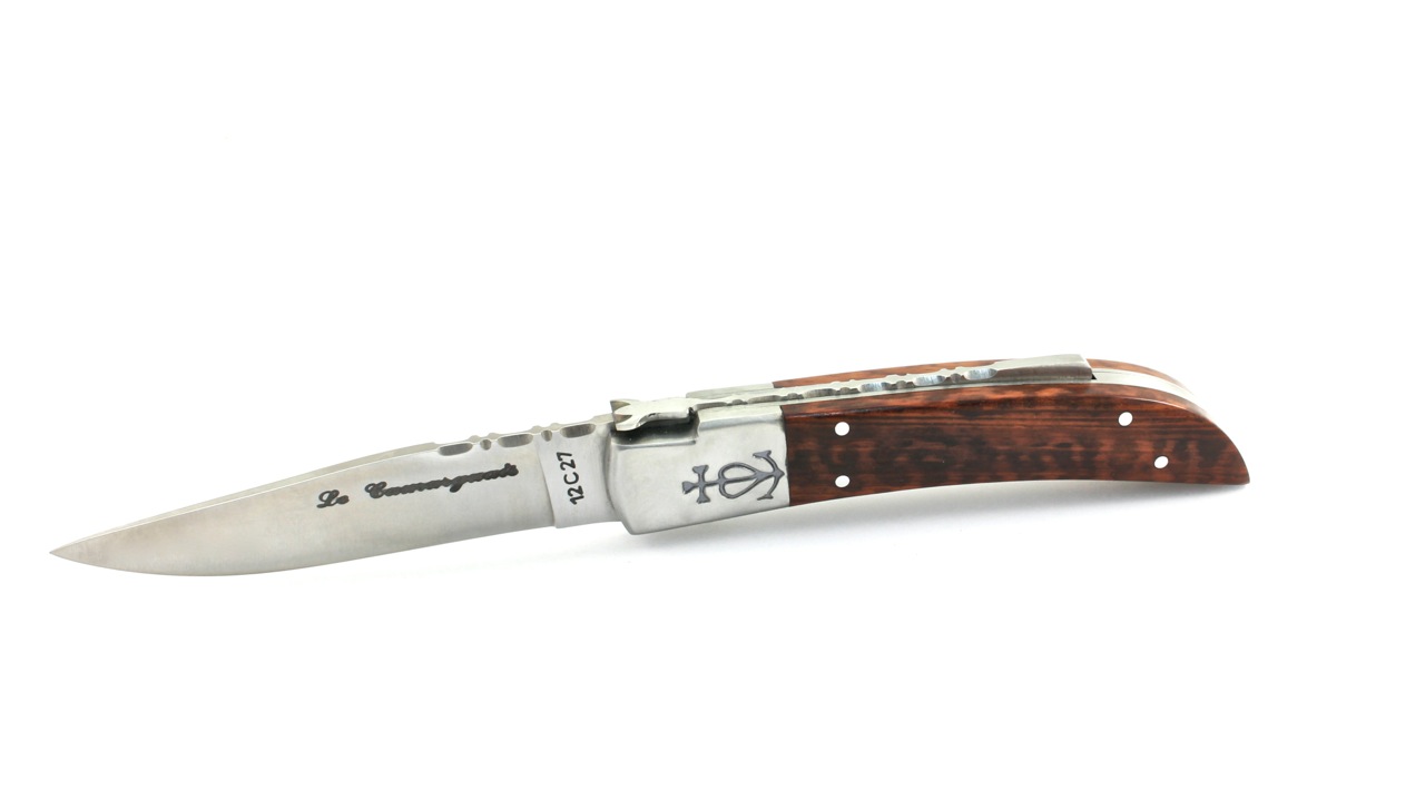 Le Camarguais knife snakewood 12 cm