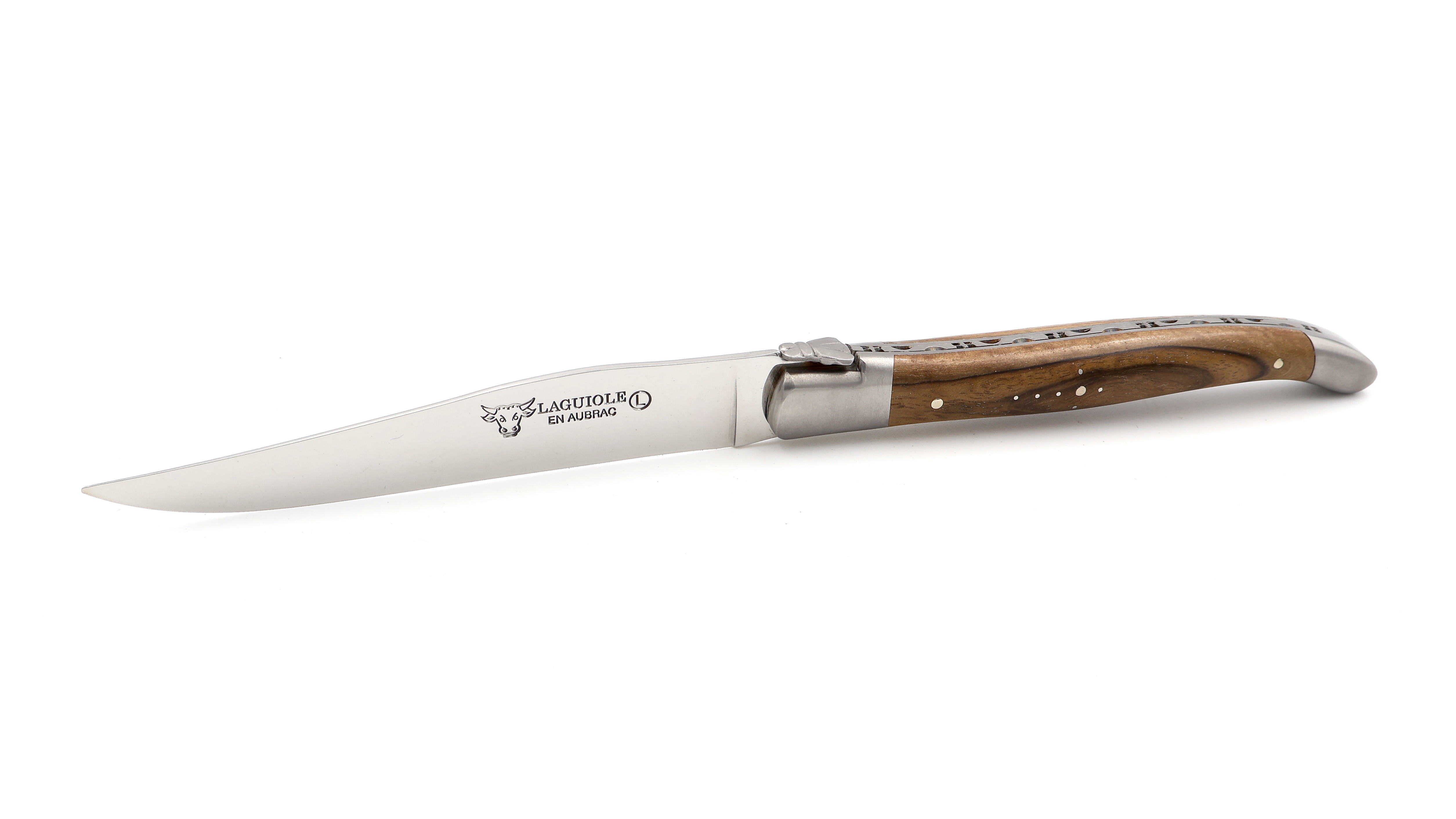 Laguiole en Aubrac Laguiole Steakmesser Nussbaum inklusive Holzbox