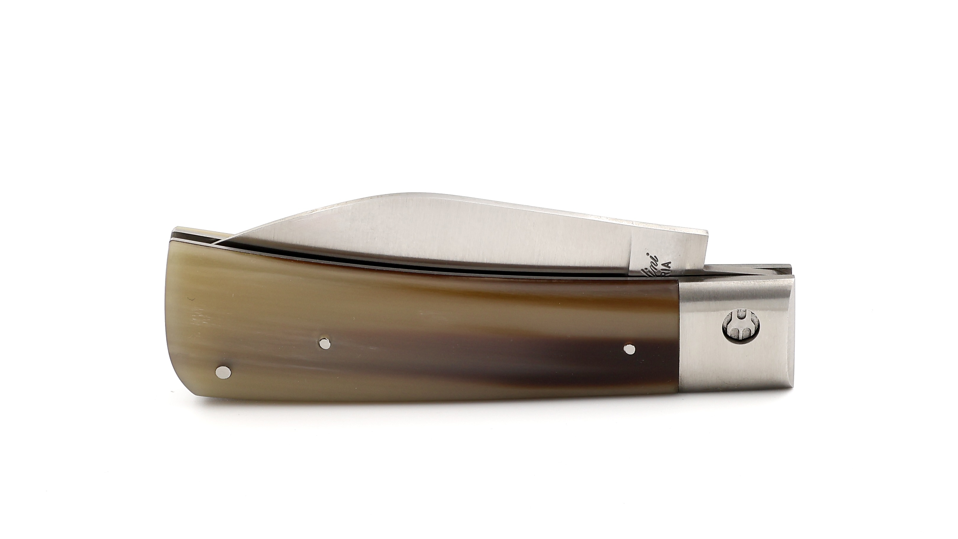 Saladini knife MUGELLANO oxhorn mat