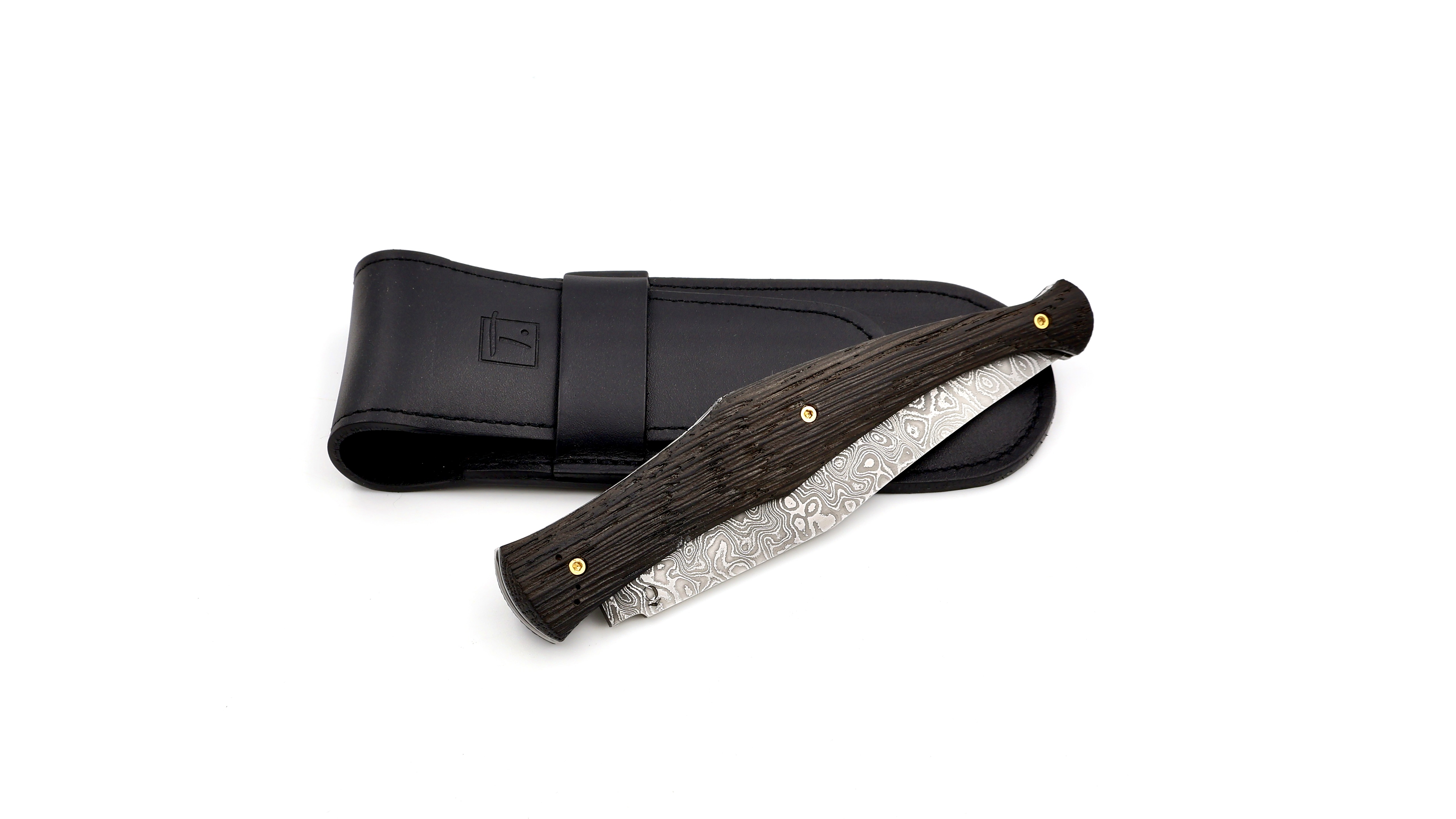 Atelier Ôdae NAVAJA Mooreiche Damastklinge Atelier Ôdae NAVAJA Mooreiche Damastklinge