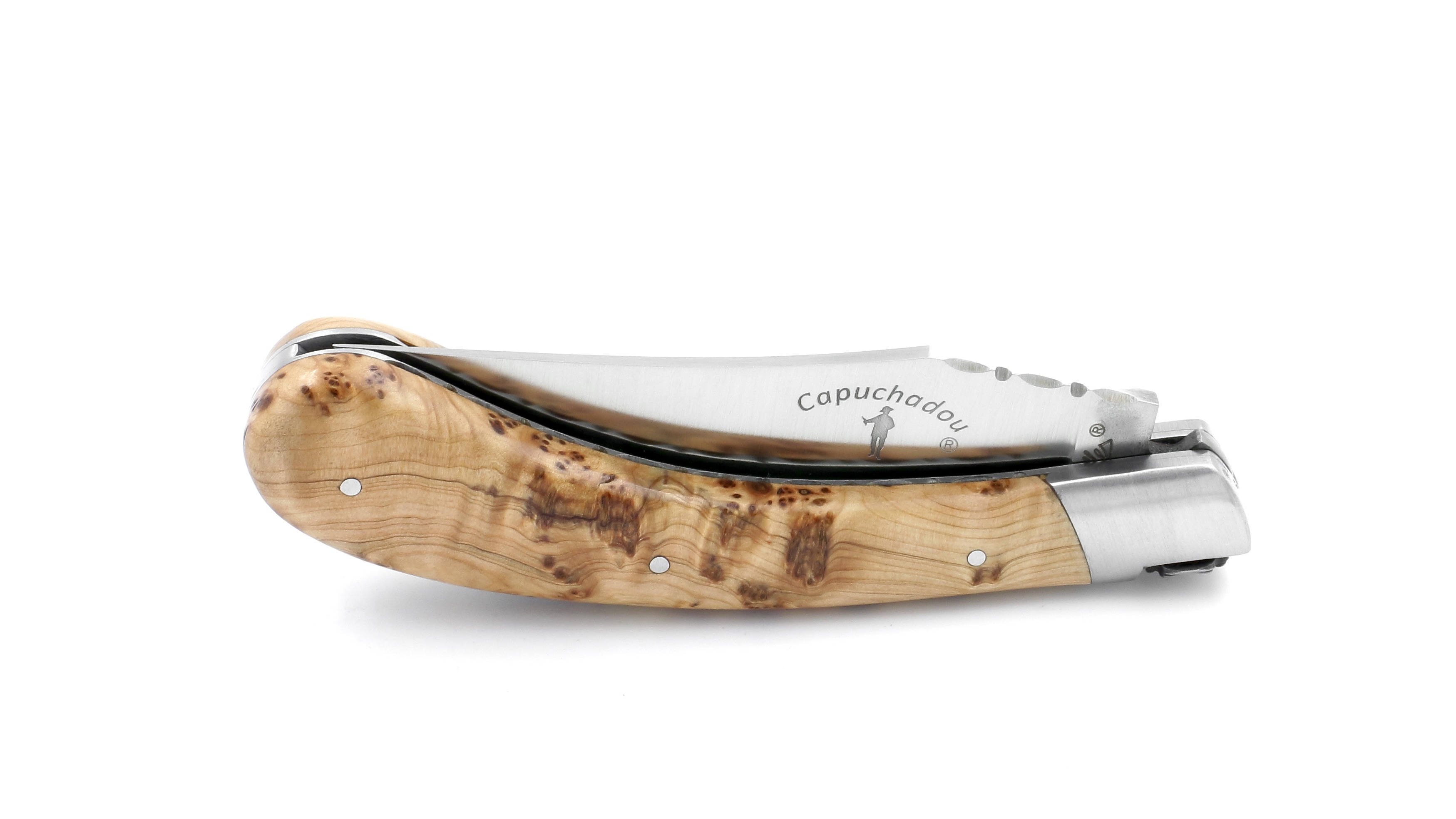 AC676DC3-E383-49B9-A995-A49B5929D8F6_1_201_a Fontenille Pataud CAPUCHADOU guillochiert Wacholder Wurzelholz 12 cm