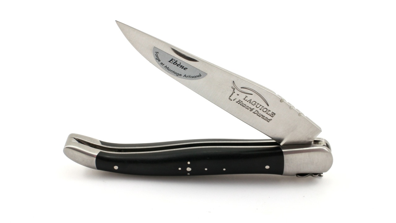 Honoré Durand Laguiole Prestige Ebenholz matt 12 cm