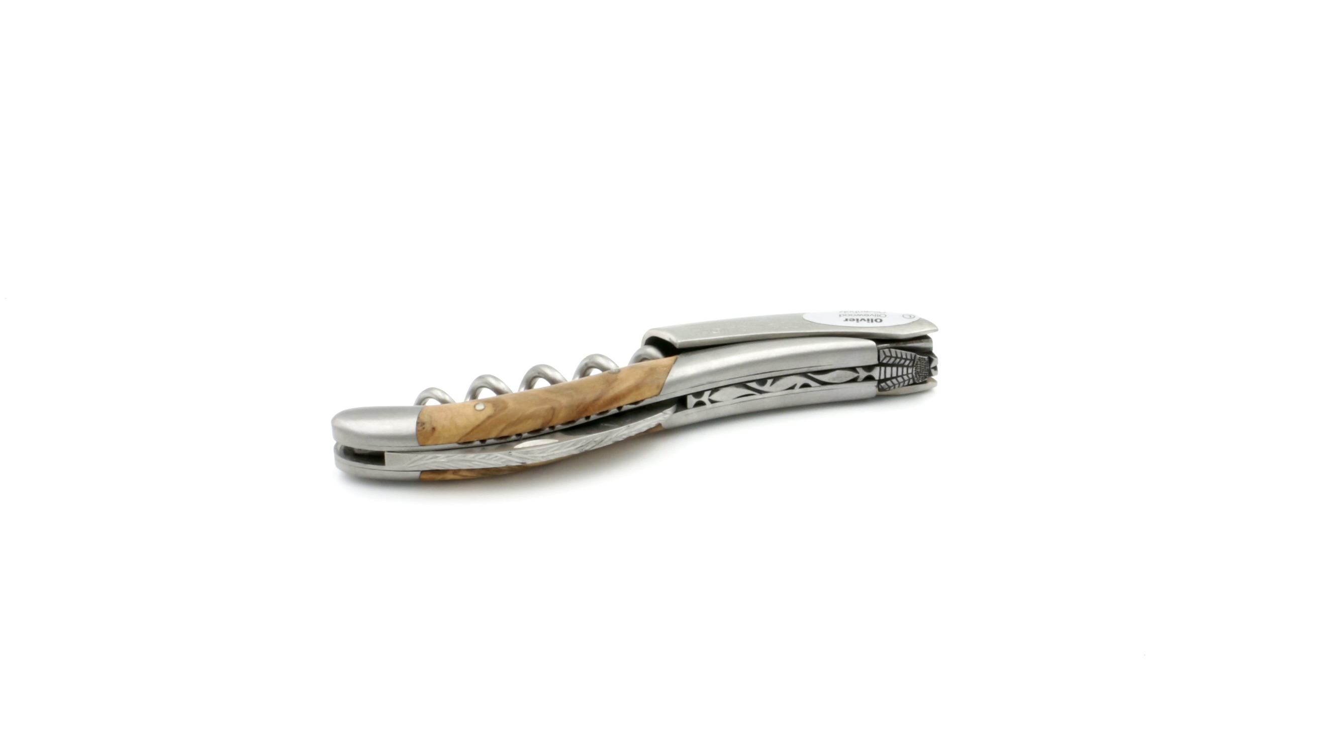 3317A59F-4ADF-4323-B8AC-64B5B920FEAC_1_201_a Laguiole en Aubrac Laguiole Sommelier knife olive wood, with guillochage, special bee