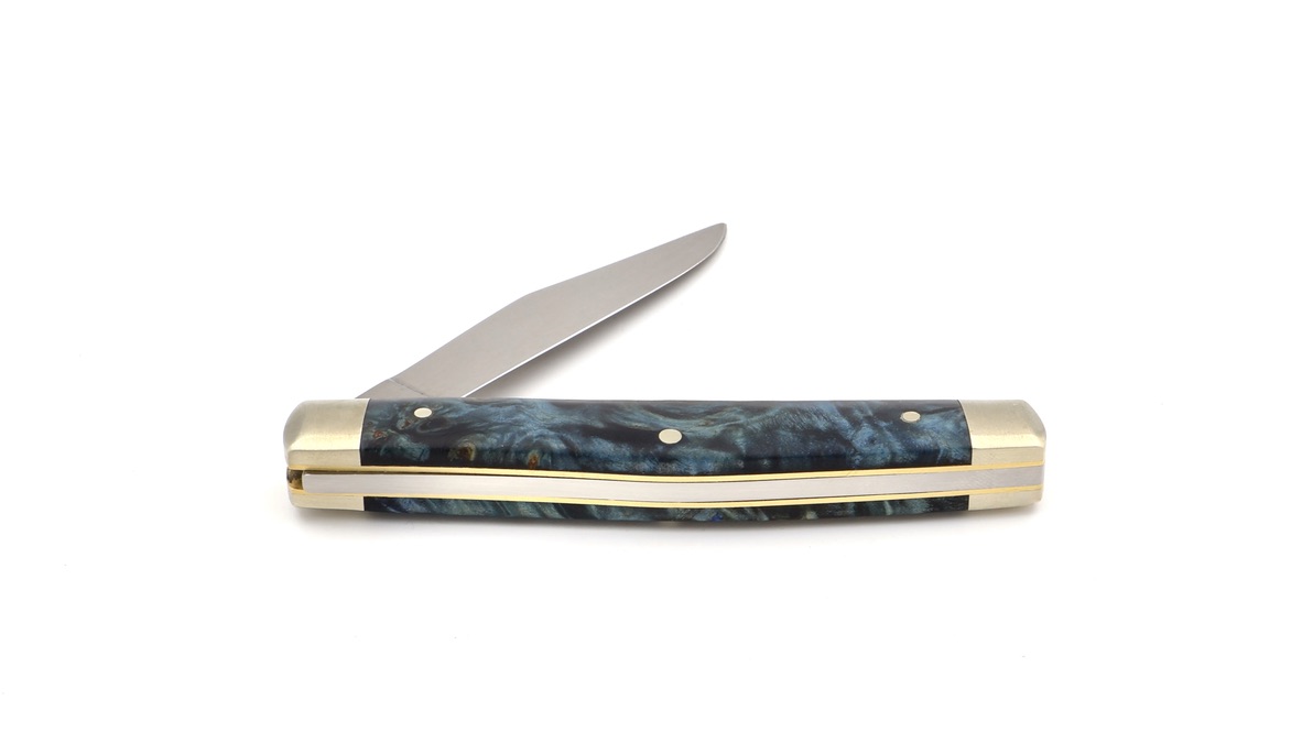 Robert Klaas Stockman knife Mini stabilized poplarwood 8,5 cm 