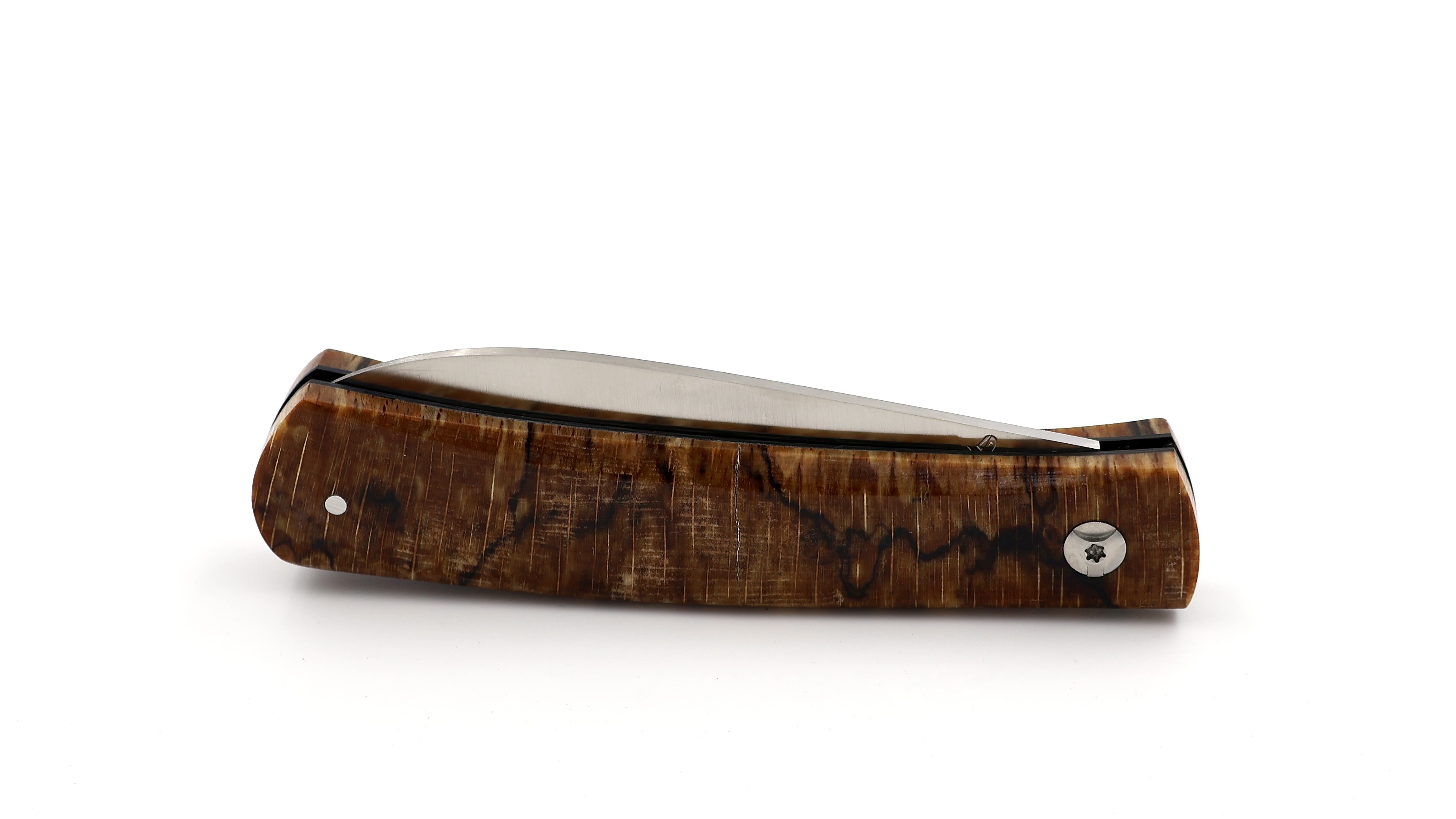 Roland LANNIER Spring Heeled Jack Taschenmesser Buche