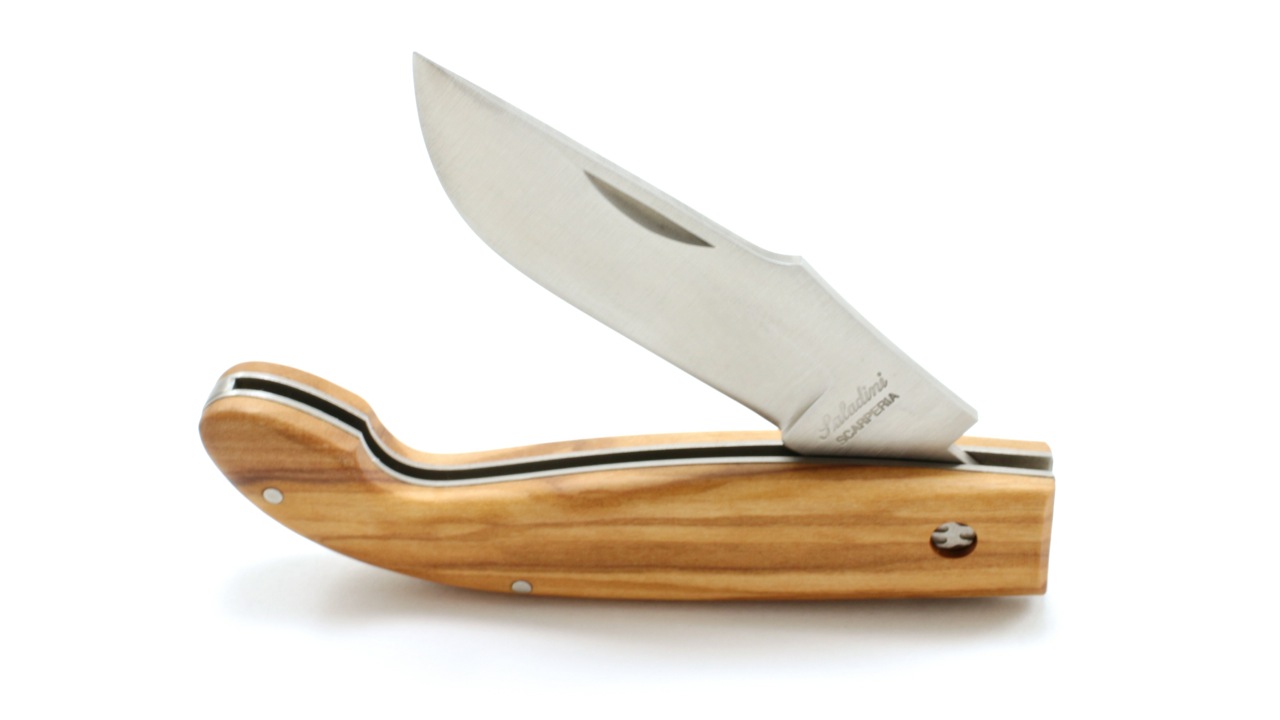 Saladini knife SENESE olive wood