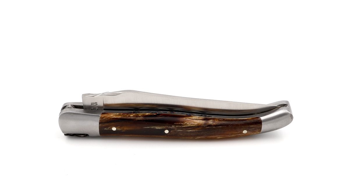 Laguiole en Aubrac Aubrac Holz besondere Biene N°14 Doppelplatine 12 cm