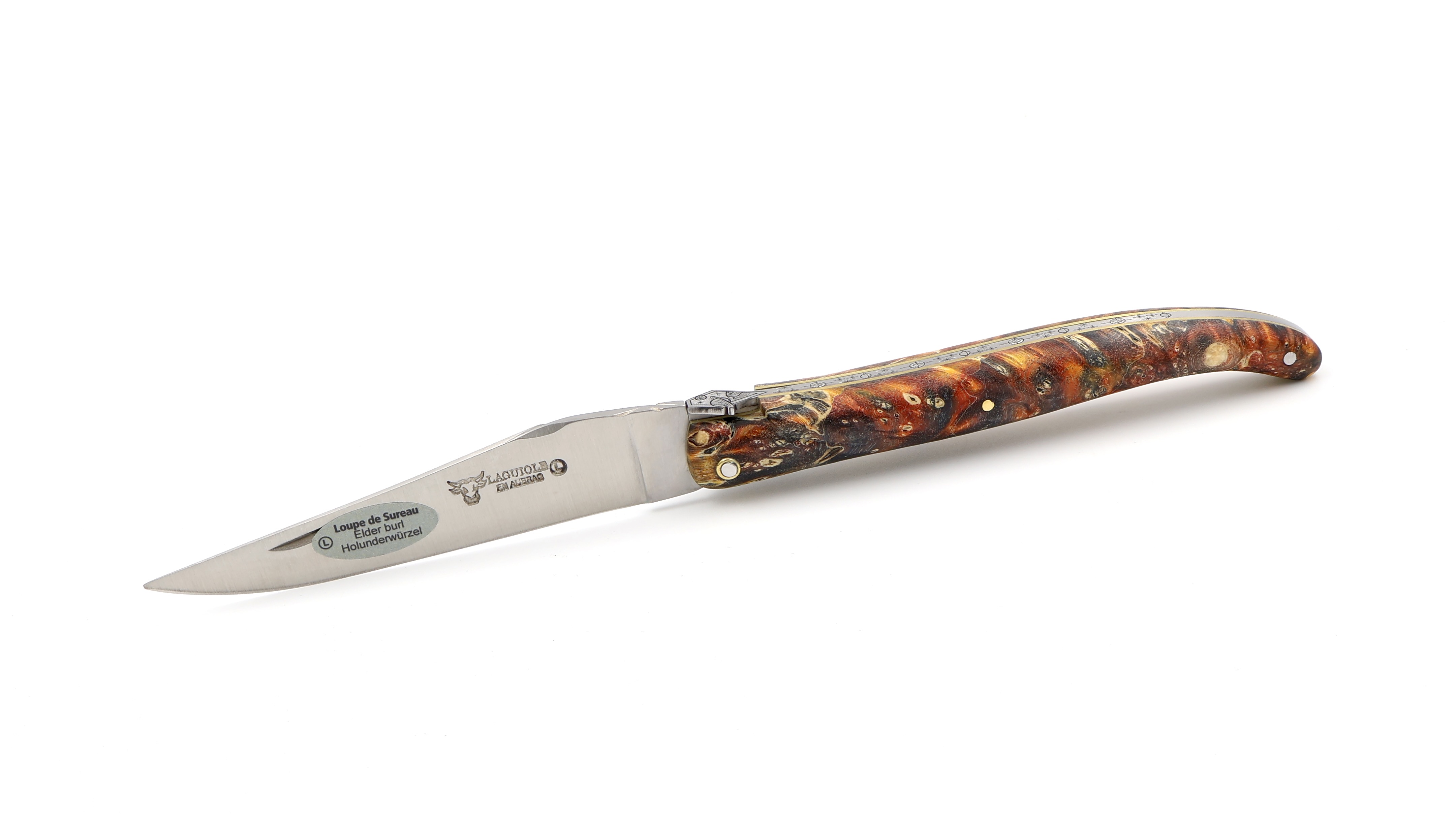 Laguiole en Aubrac Laguiole elder burl with Space bee 12 cm