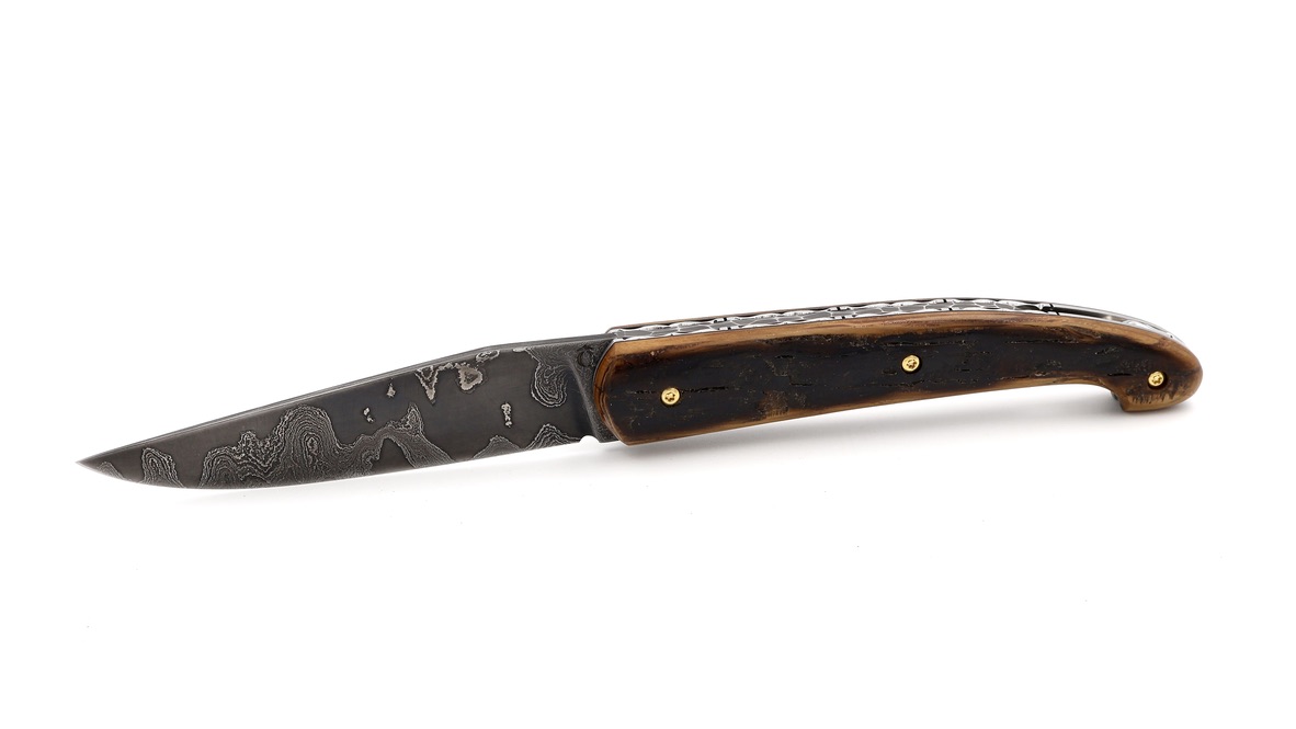 Atelier Ôdae Le PASSAGER Wiskey Fass handgeschmiedete Damastklinge