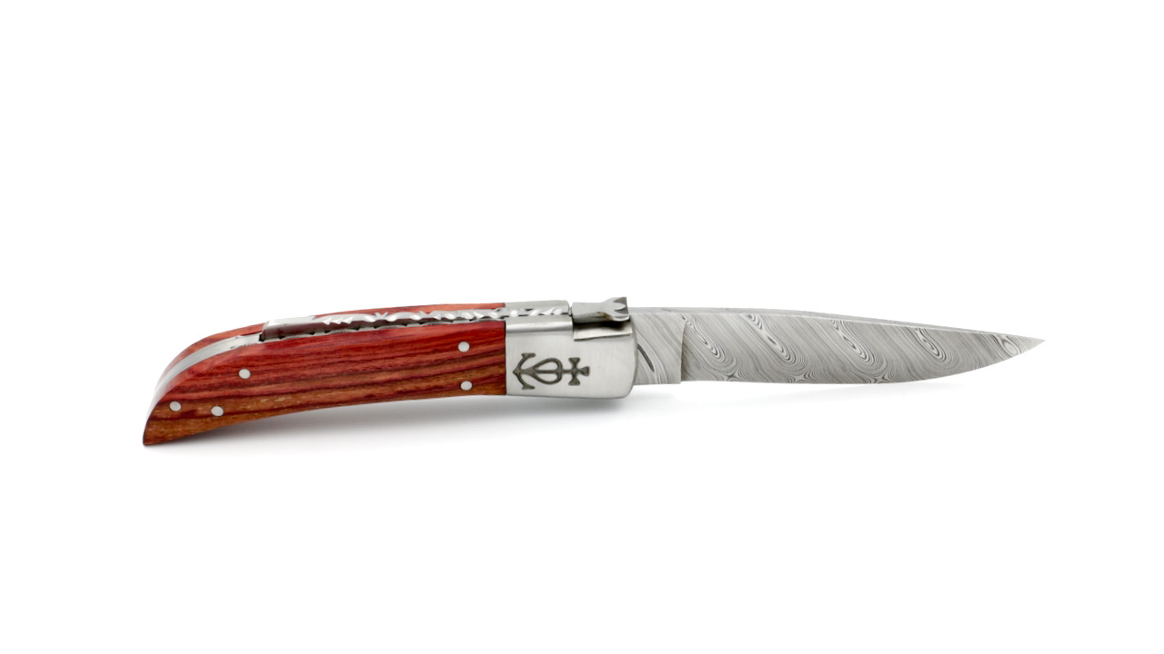 IMG_3043 Le Camarguais Rosenholz guillochiert Damast 12 cm