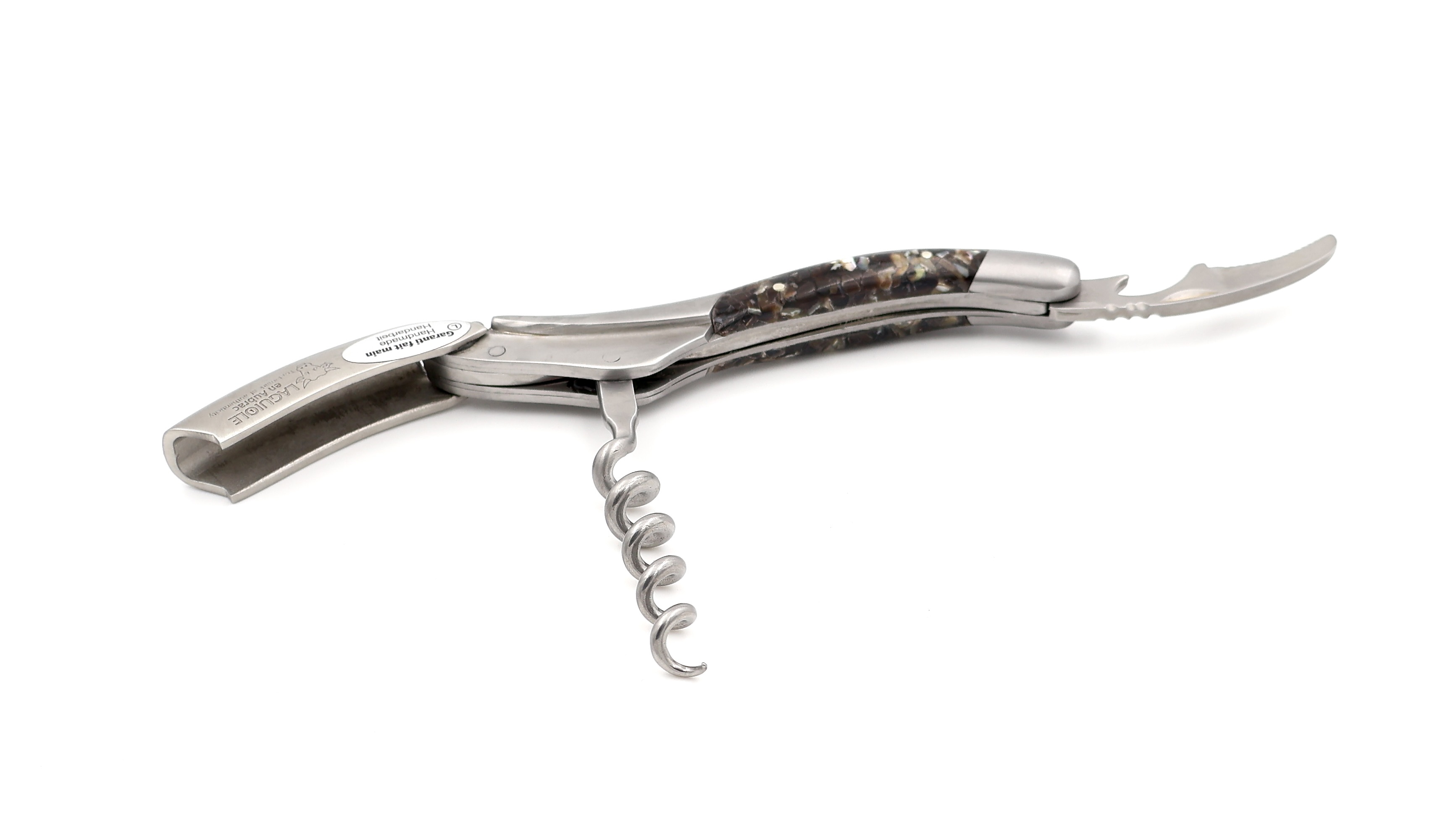 Laguiole en Aubrac Sommeliermesser Muschelschalen & Abalone