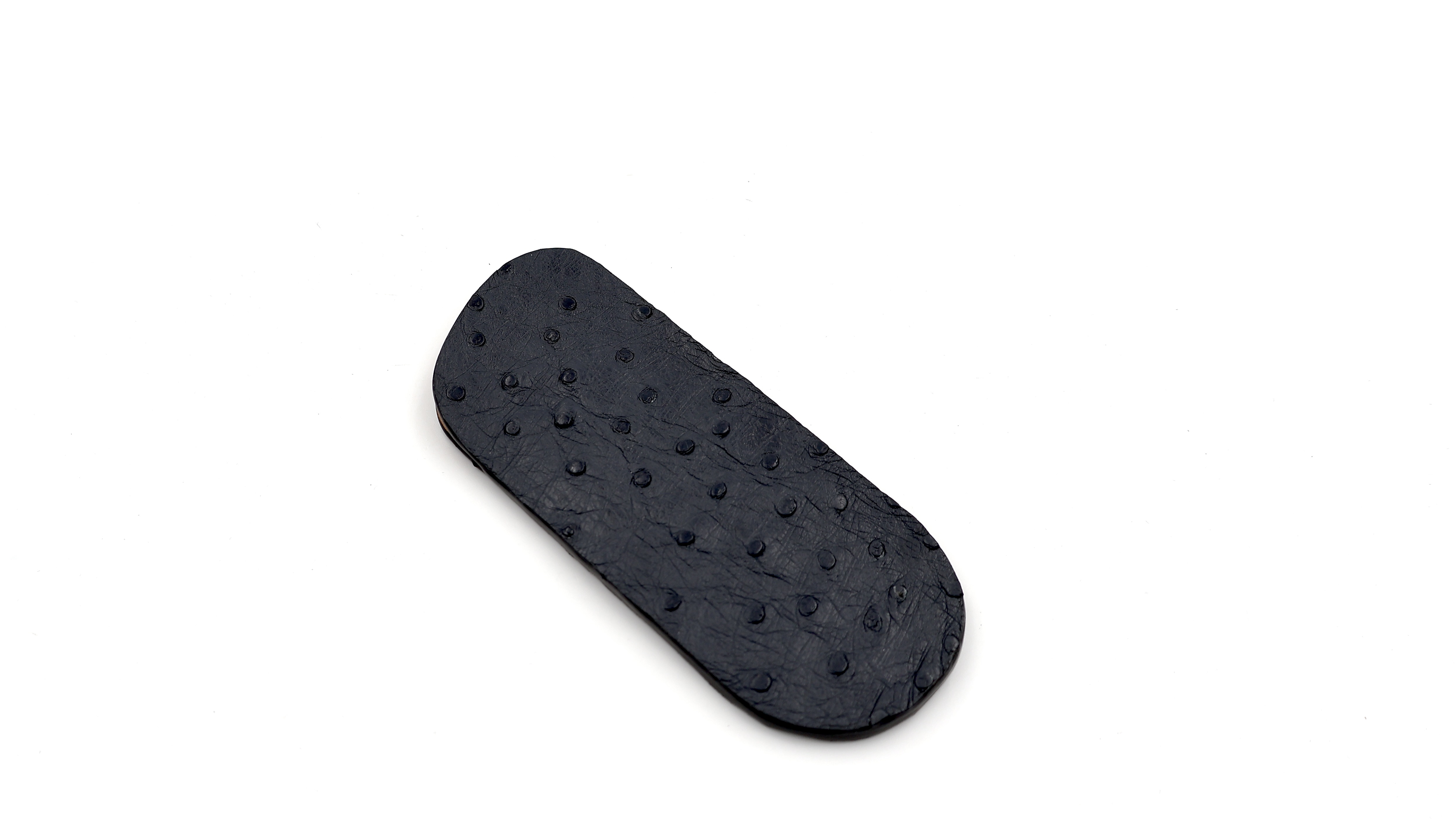 Atelier N°7 ostrichleather dark bluegrey 14 cm