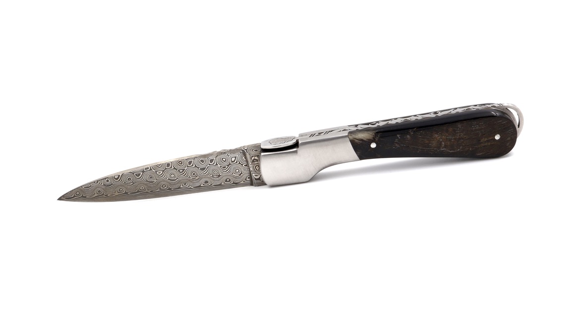 Fontenille Pataud SPERONE damascus ramhorn 12 cm